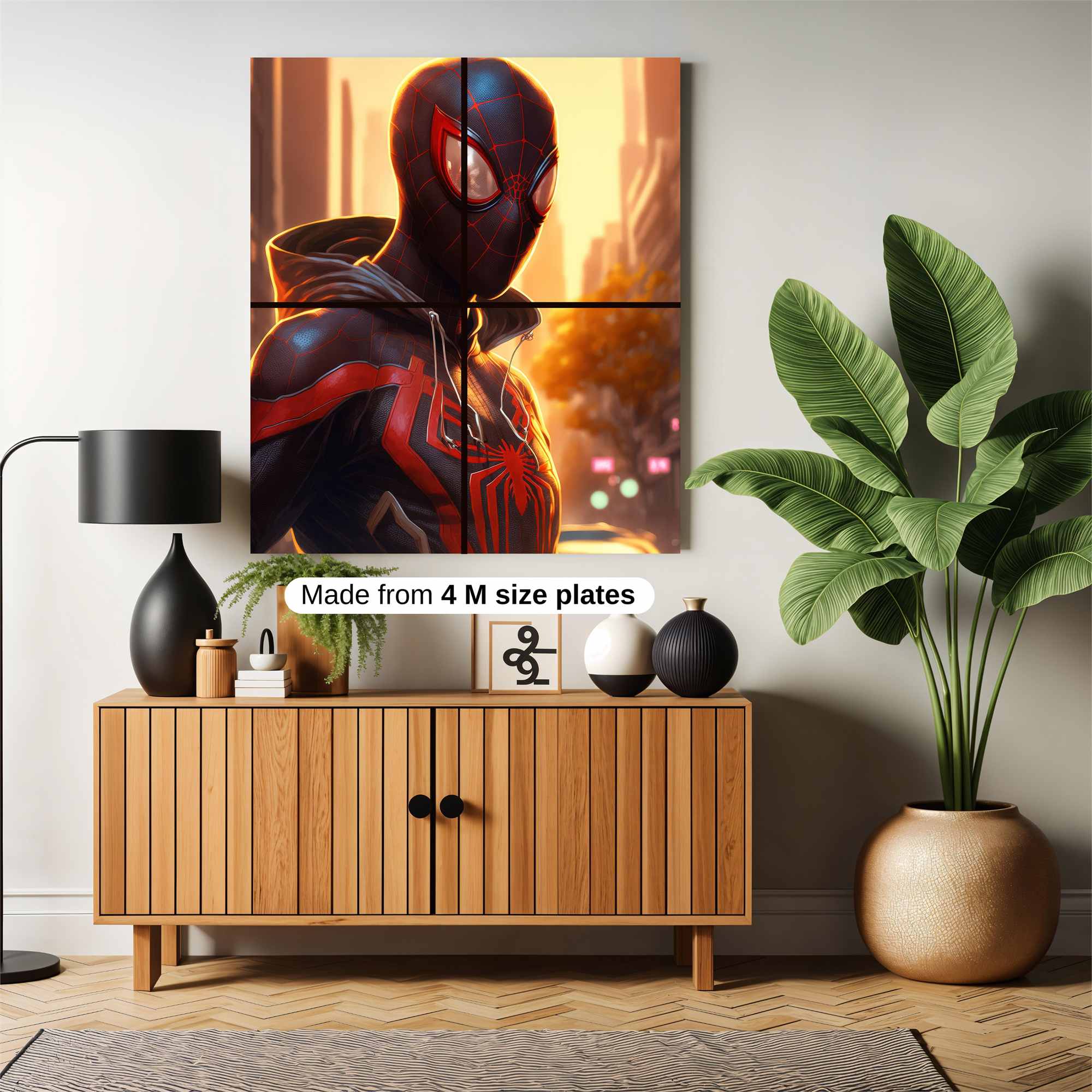 Spider-Sunset Safe Wall Magnetic / M