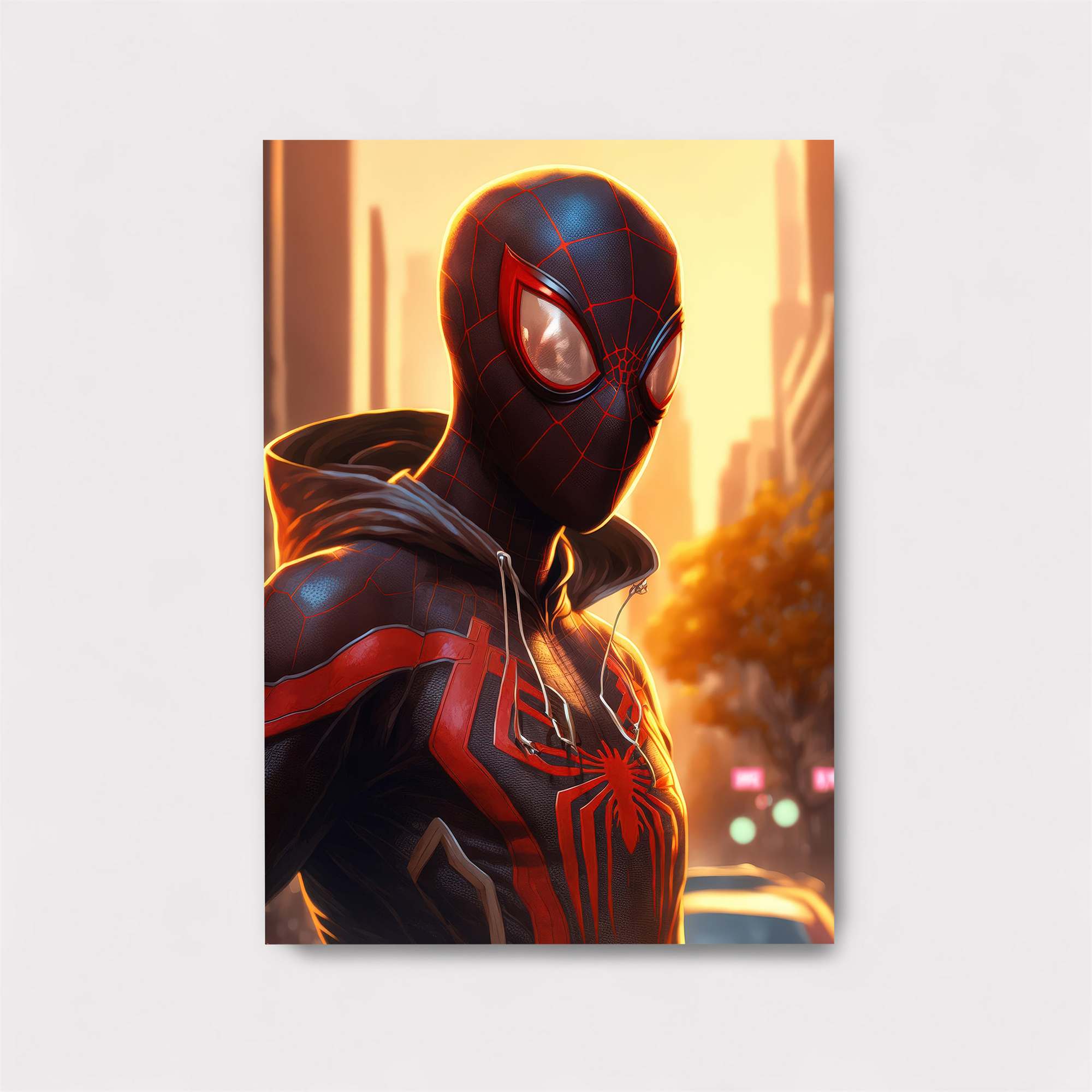 Spider-Sunset Safe Wall Magnetic / M