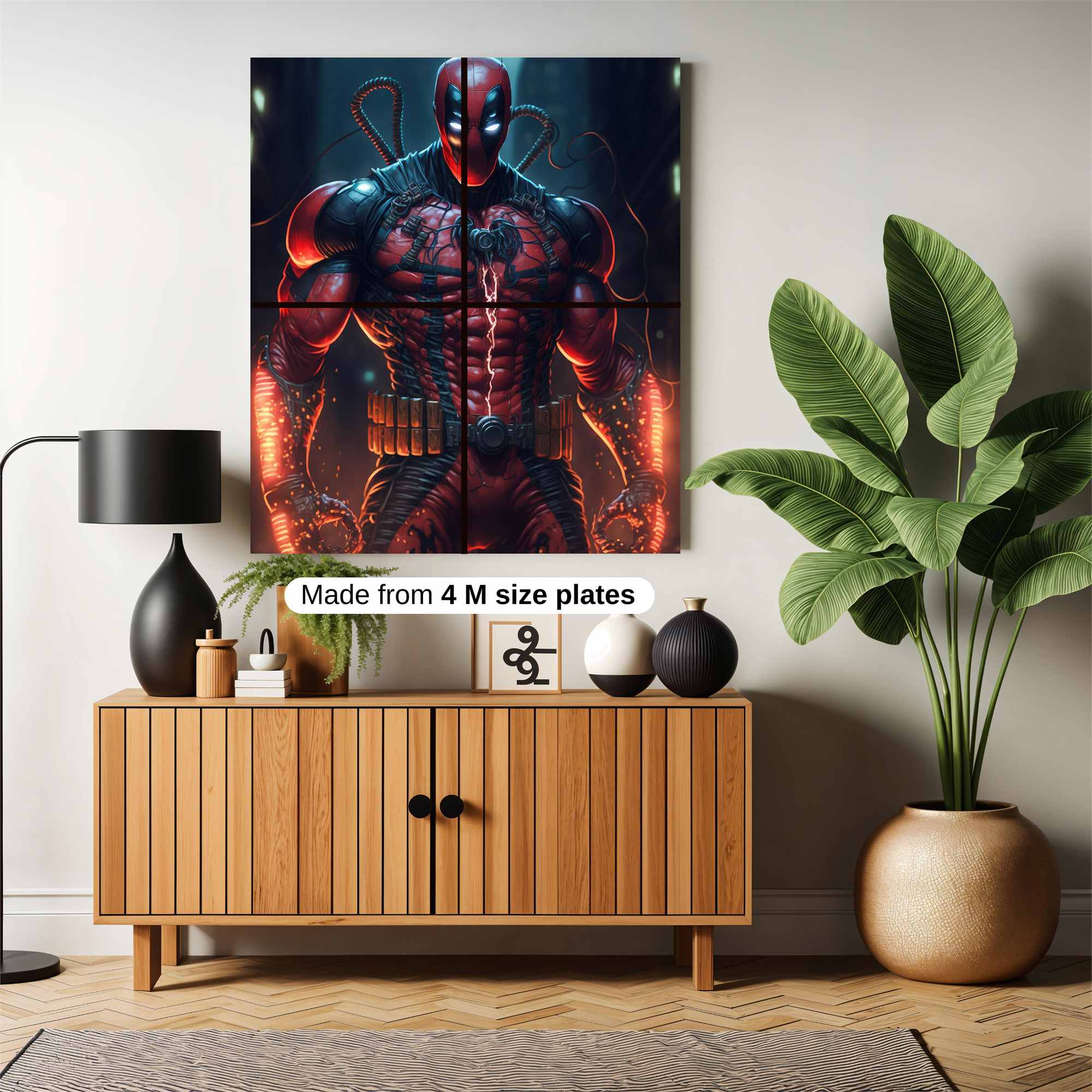 Deadpool Menace Safe Wall Magnetic / M