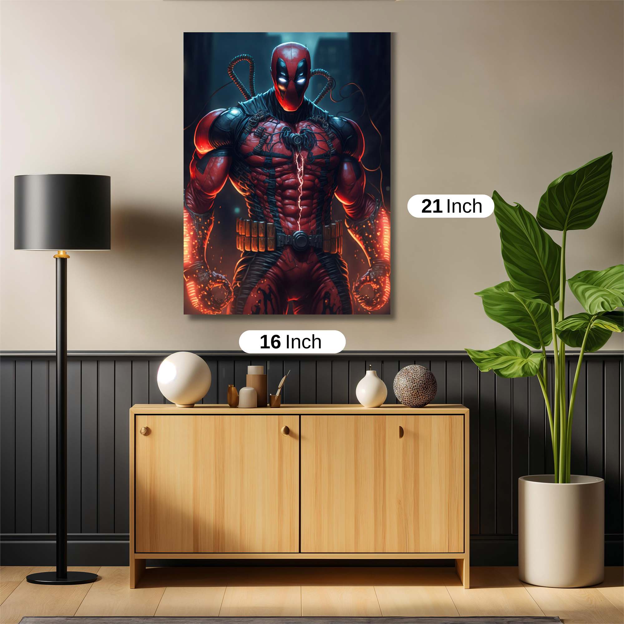 Deadpool Menace Safe Wall Magnetic / M