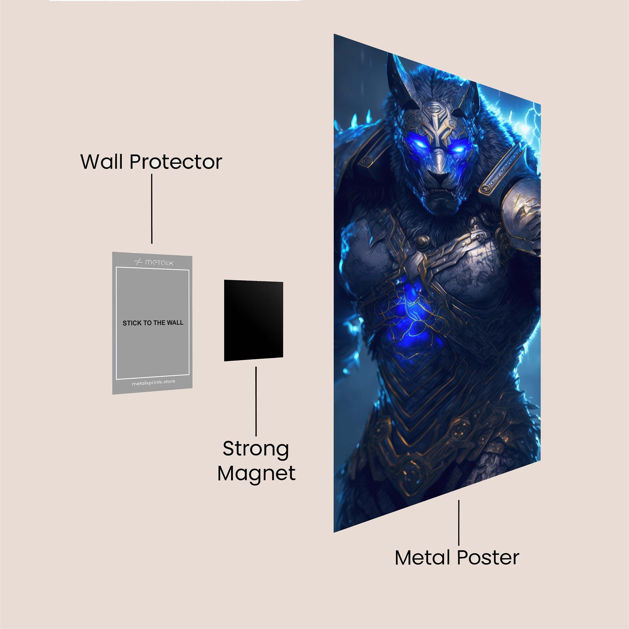 Wolf Sentinel Safe Wall Magnetic / M