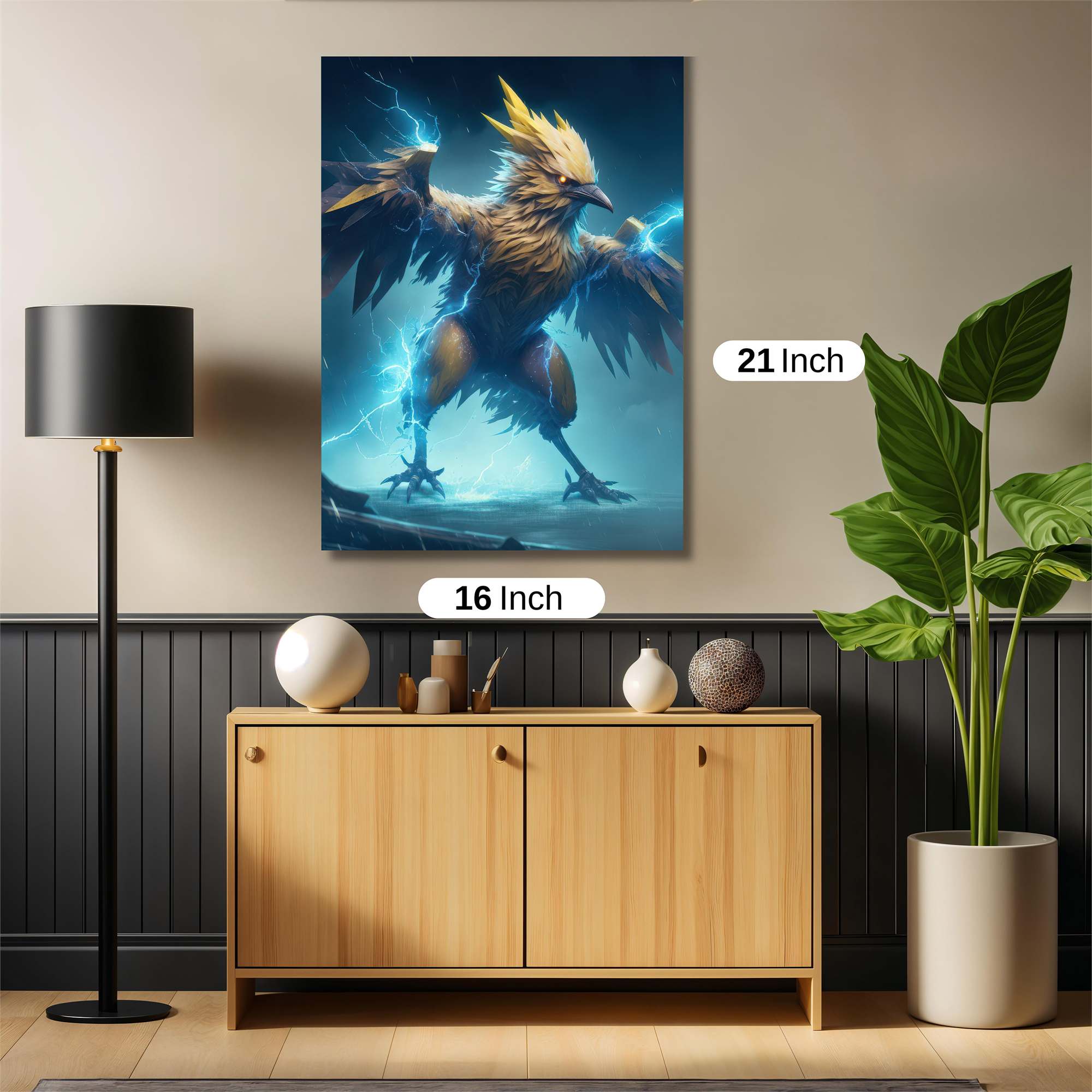 Zapdos Thunderous Safe Wall Magnetic / M