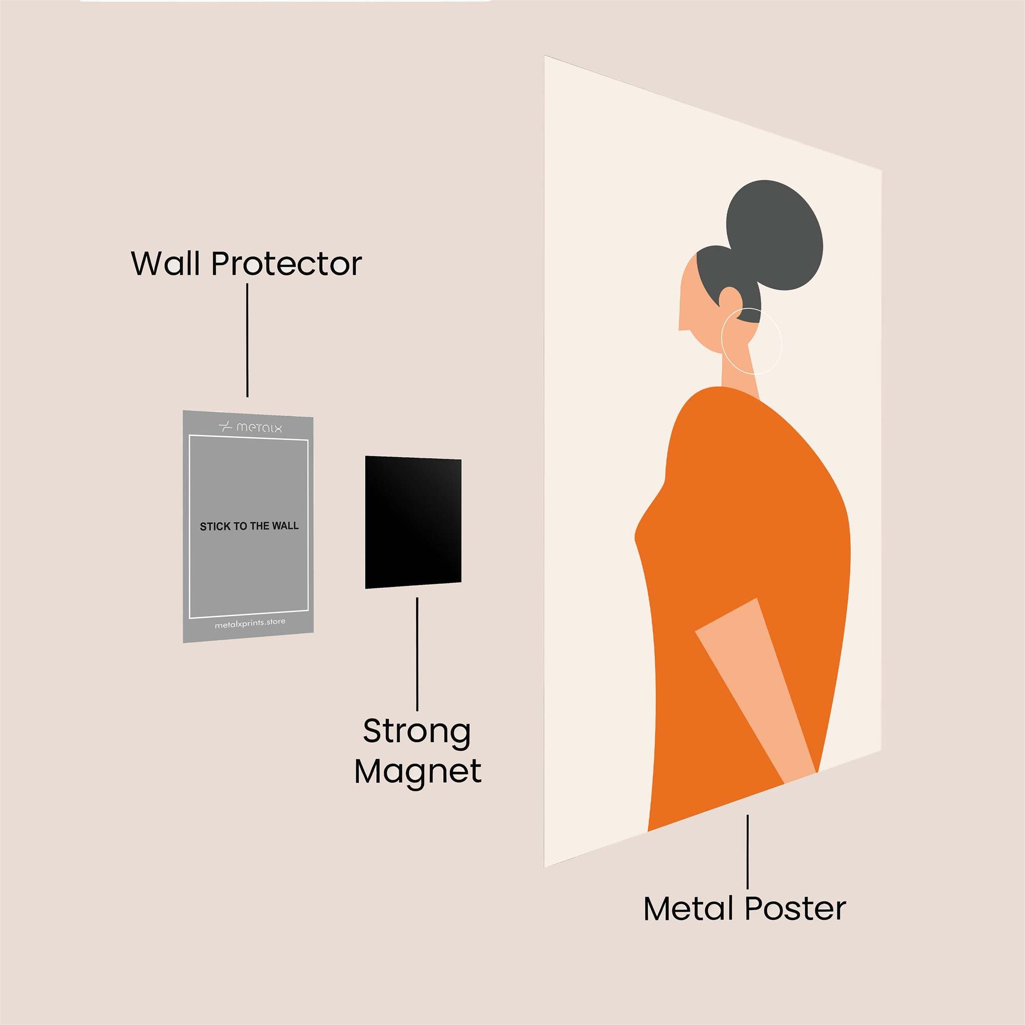 Bun Bliss Safe Wall Magnetic / M