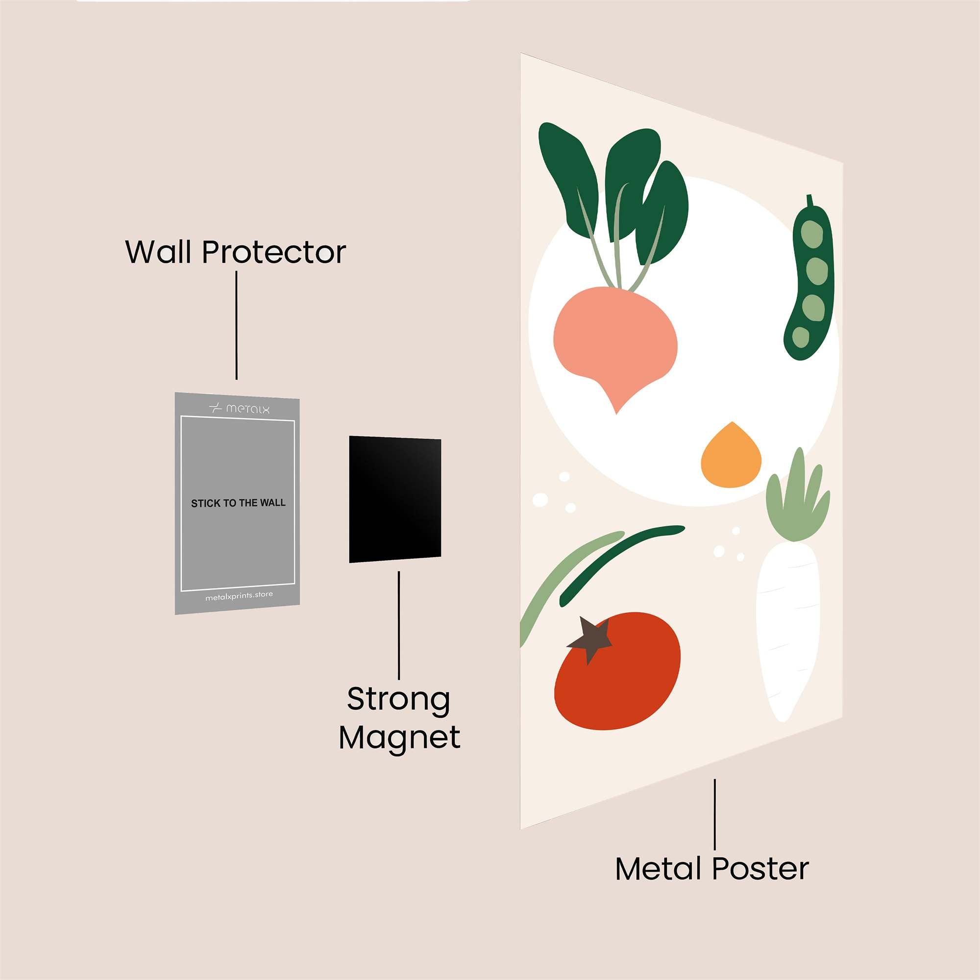 VeggieVerve Safe Wall Magnetic / M