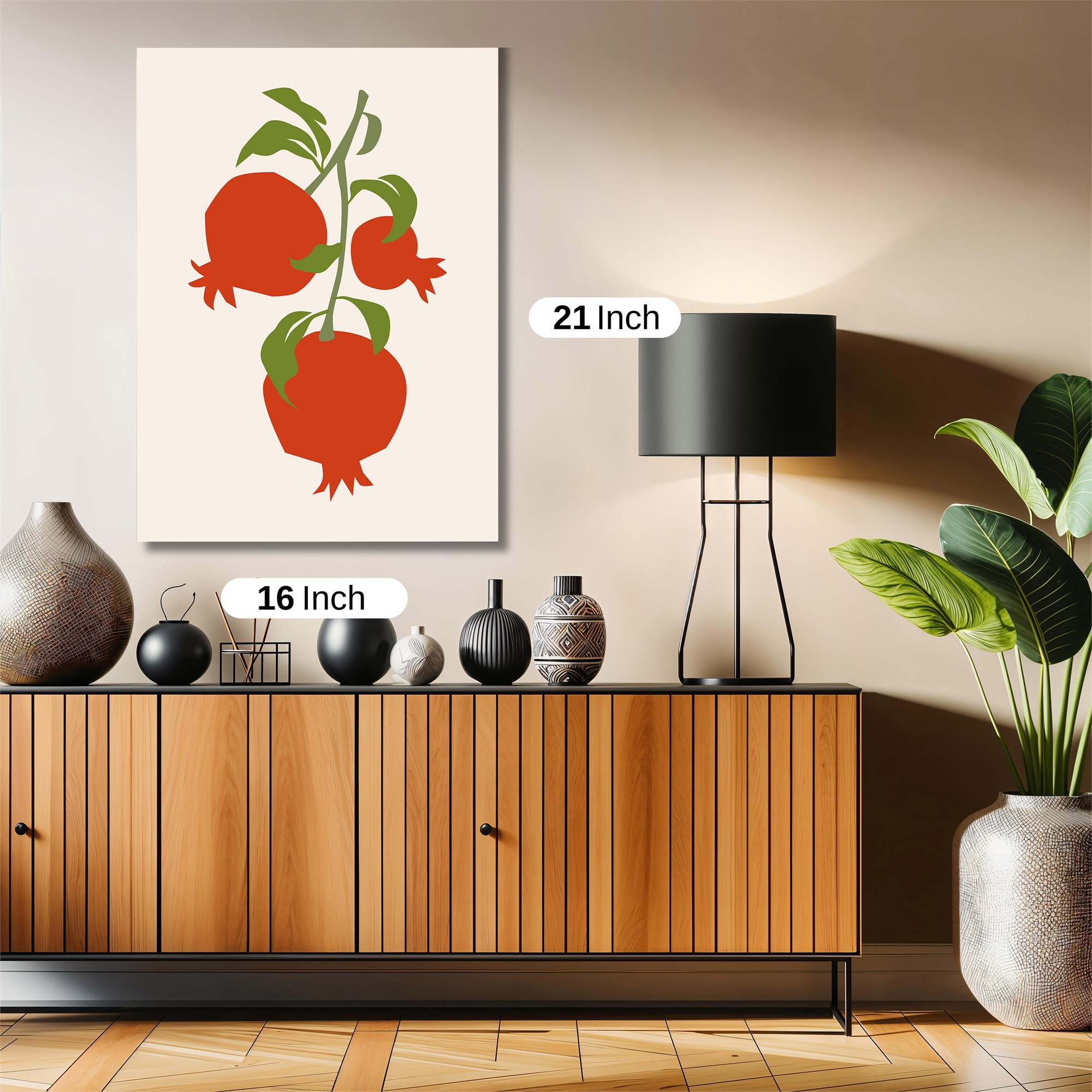 Pomegranate Serenity Safe Wall Magnetic / M