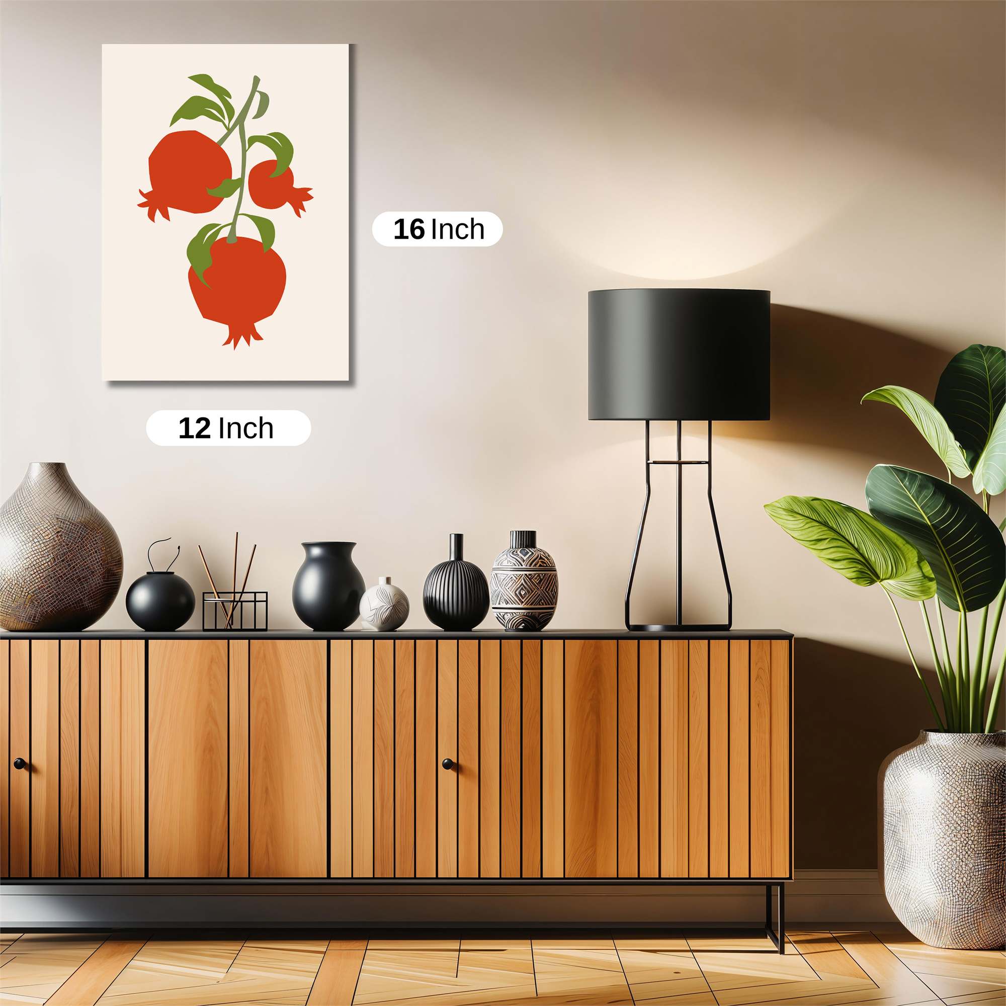 Pomegranate Serenity Safe Wall Magnetic / M