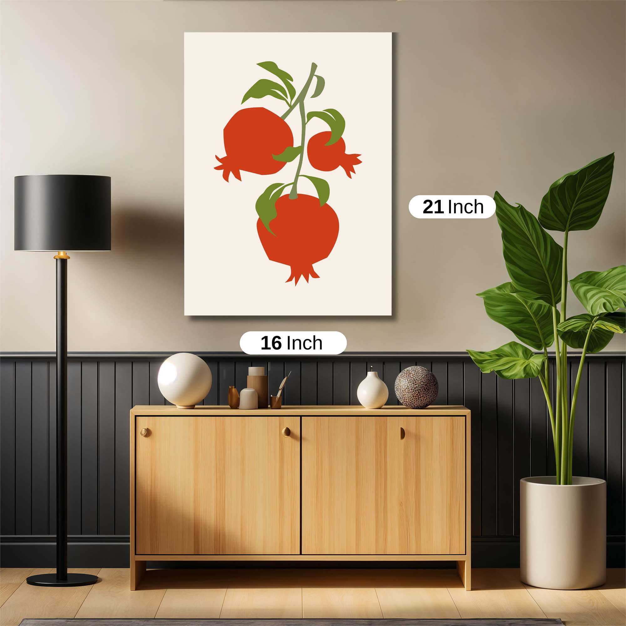 Pomegranate Serenity Safe Wall Magnetic / M