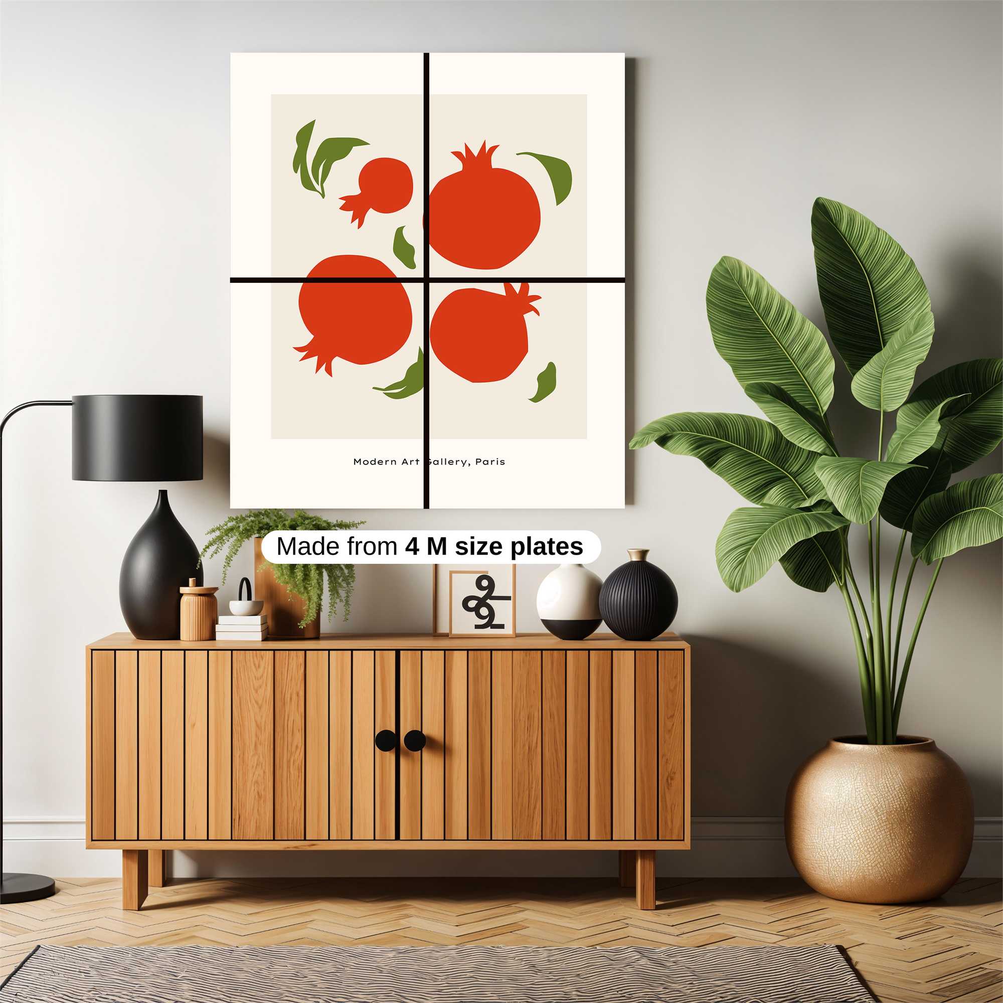 Pomegranate Serenity Safe Wall Magnetic / M
