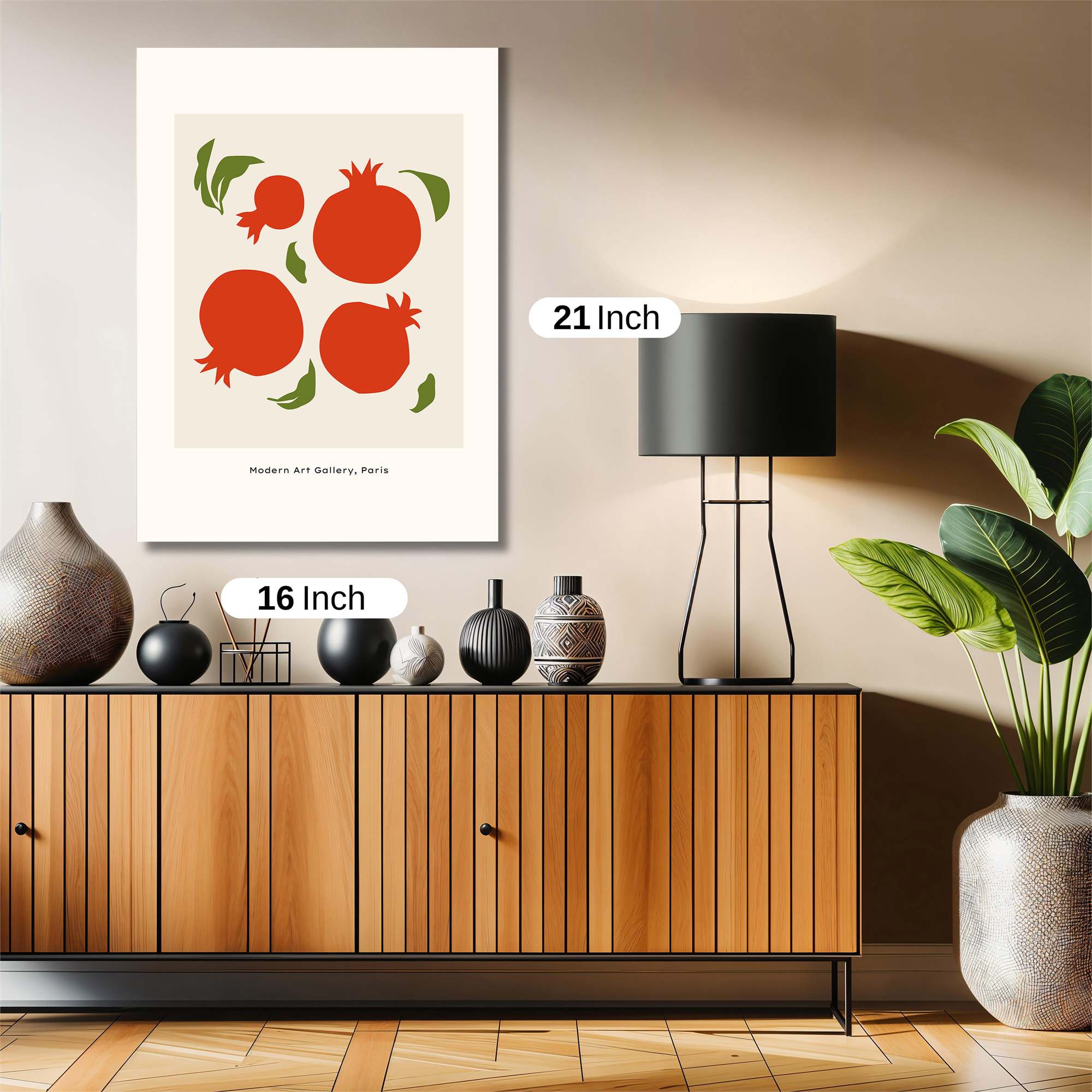 Pomegranate Serenity Safe Wall Magnetic / M