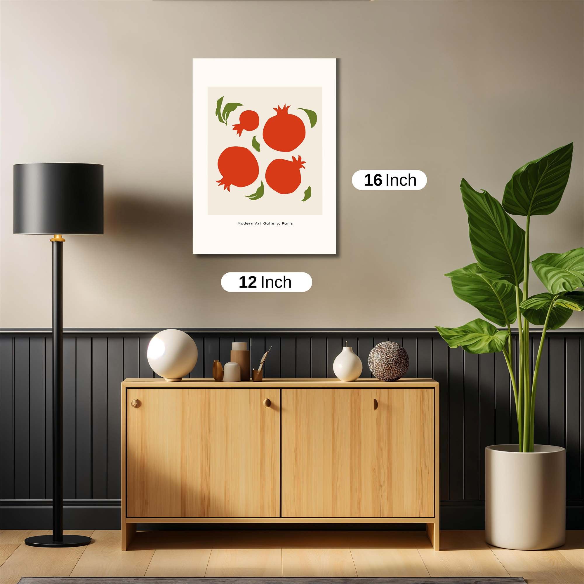 Pomegranate Serenity Safe Wall Magnetic / M