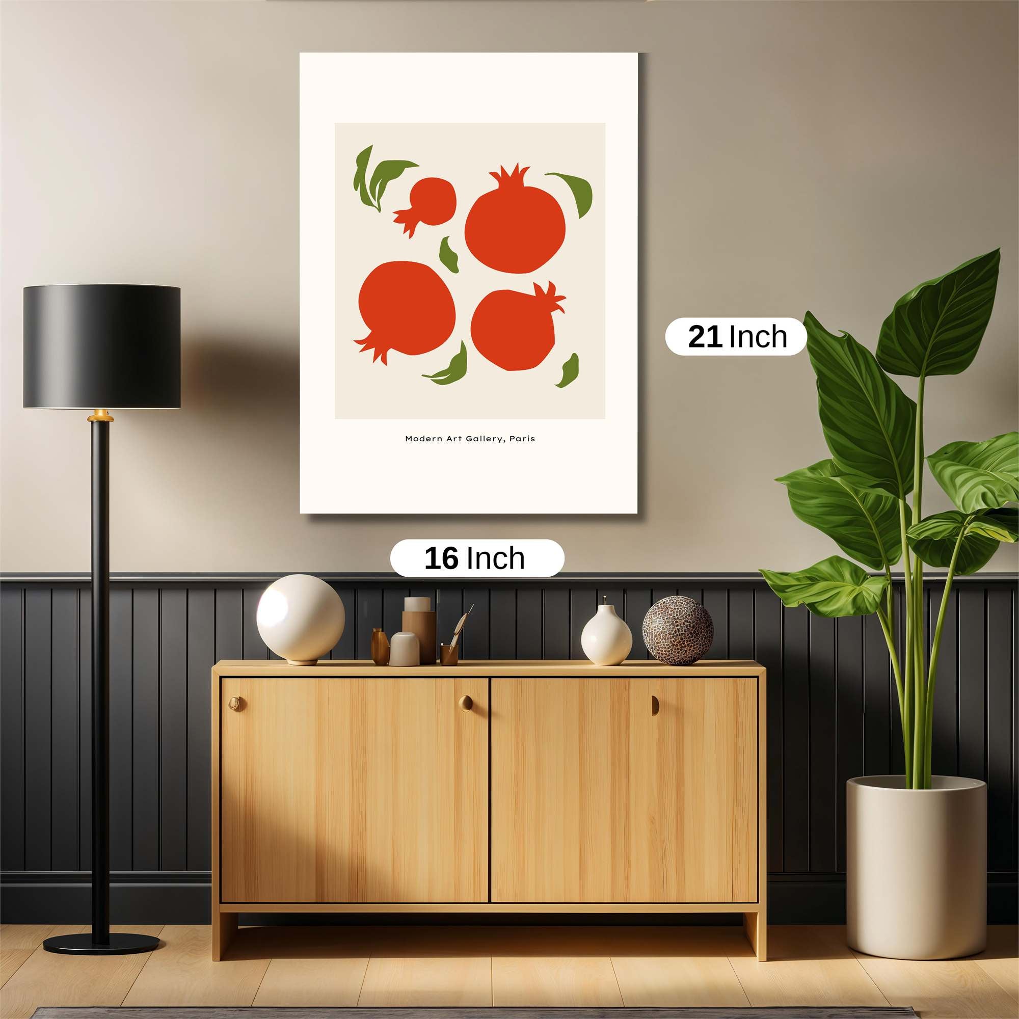 Pomegranate Serenity Safe Wall Magnetic / M
