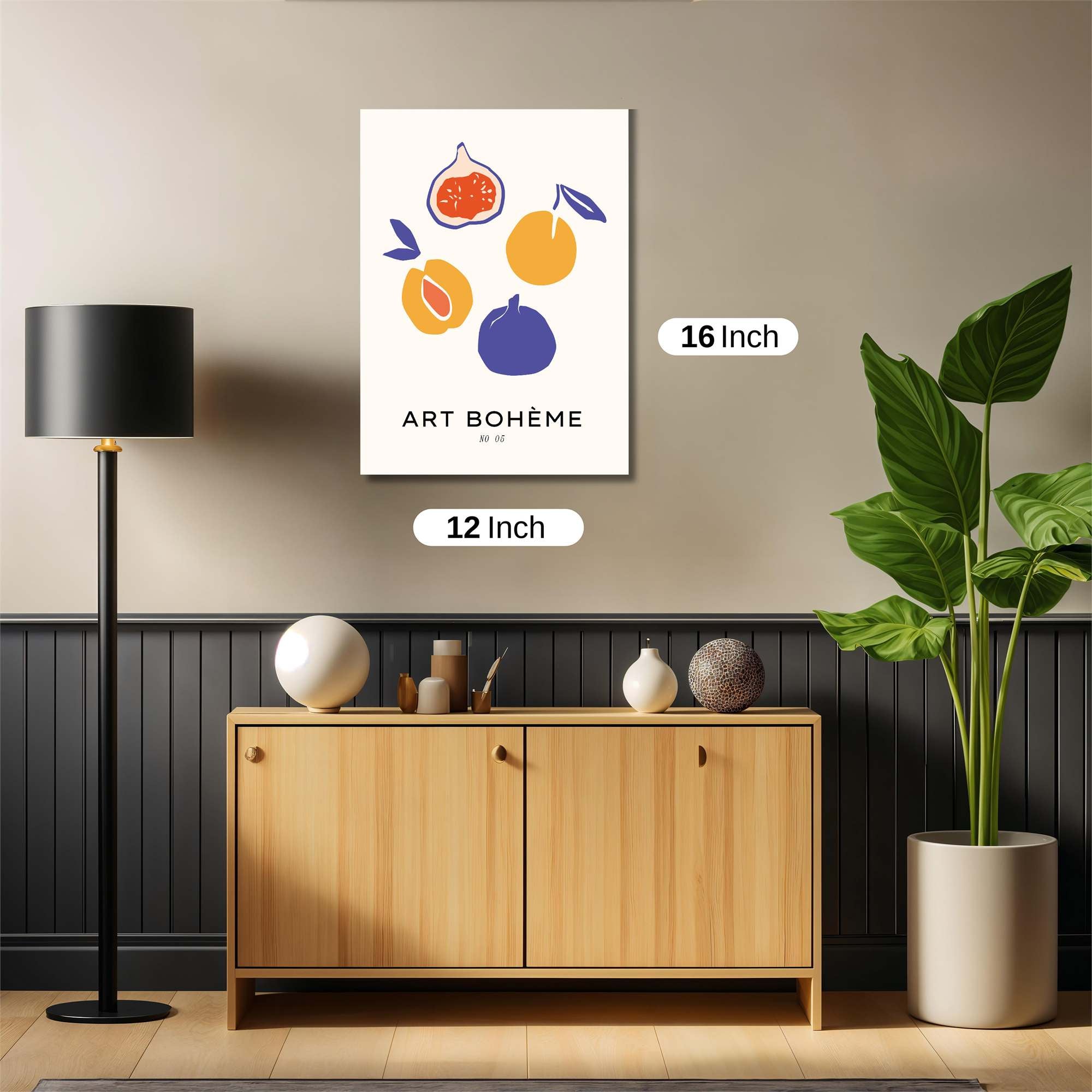 Fruity Whimsy Safe Wall Magnetic / M