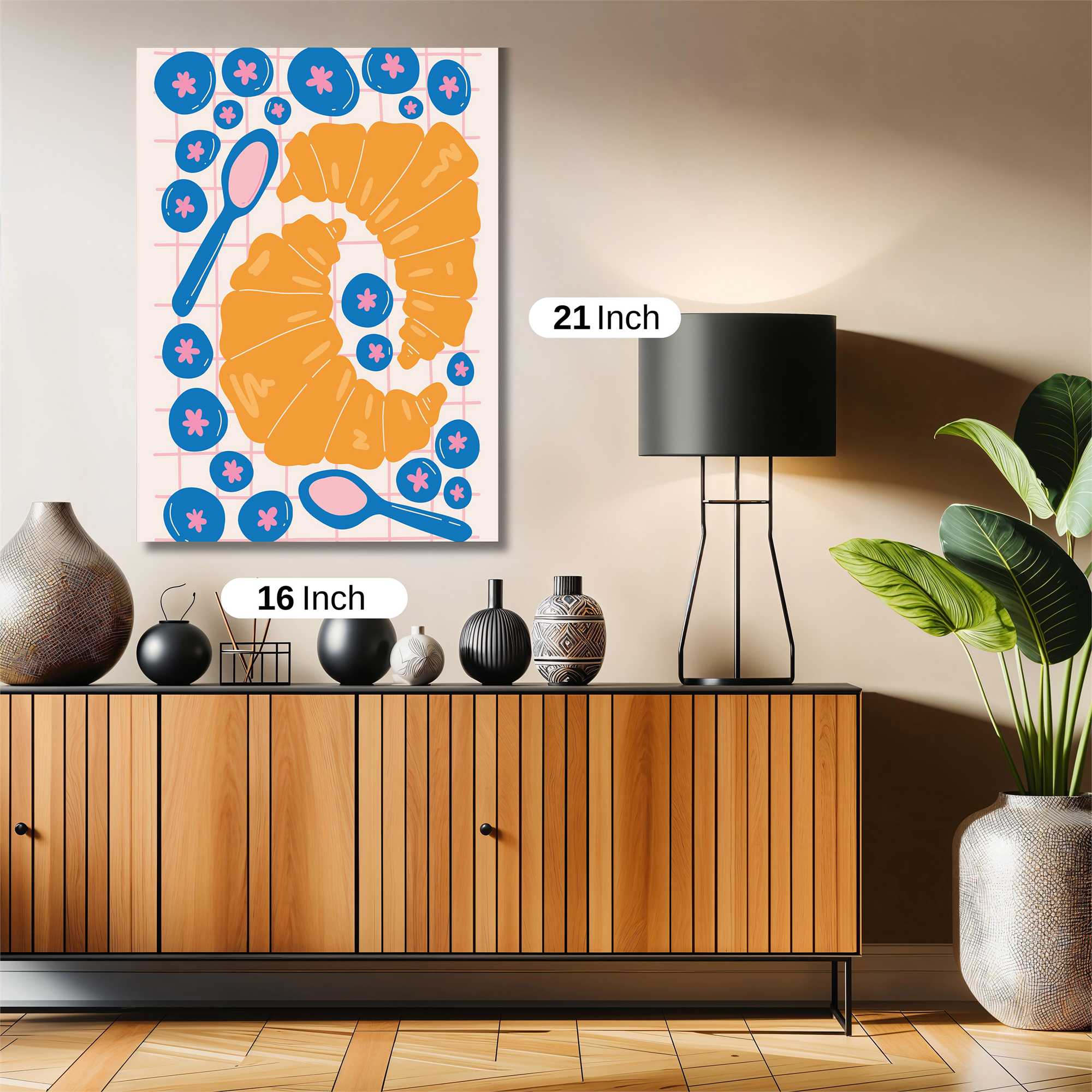 Croissant Delight Safe Wall Magnetic / M