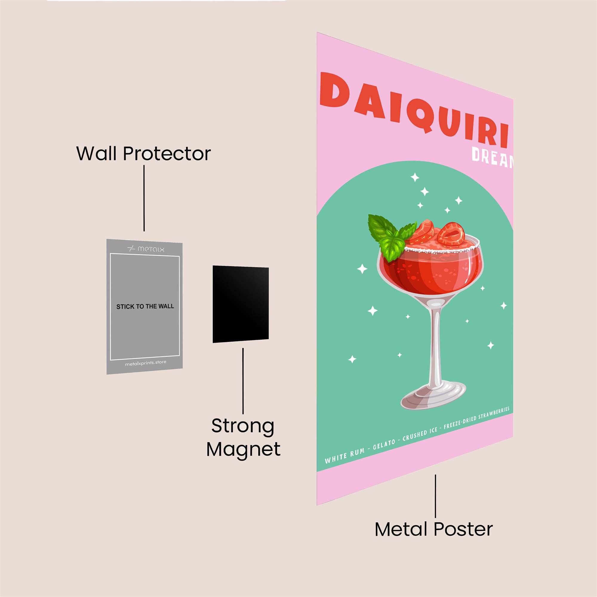Daiquiri Delight Safe Wall Magnetic / M