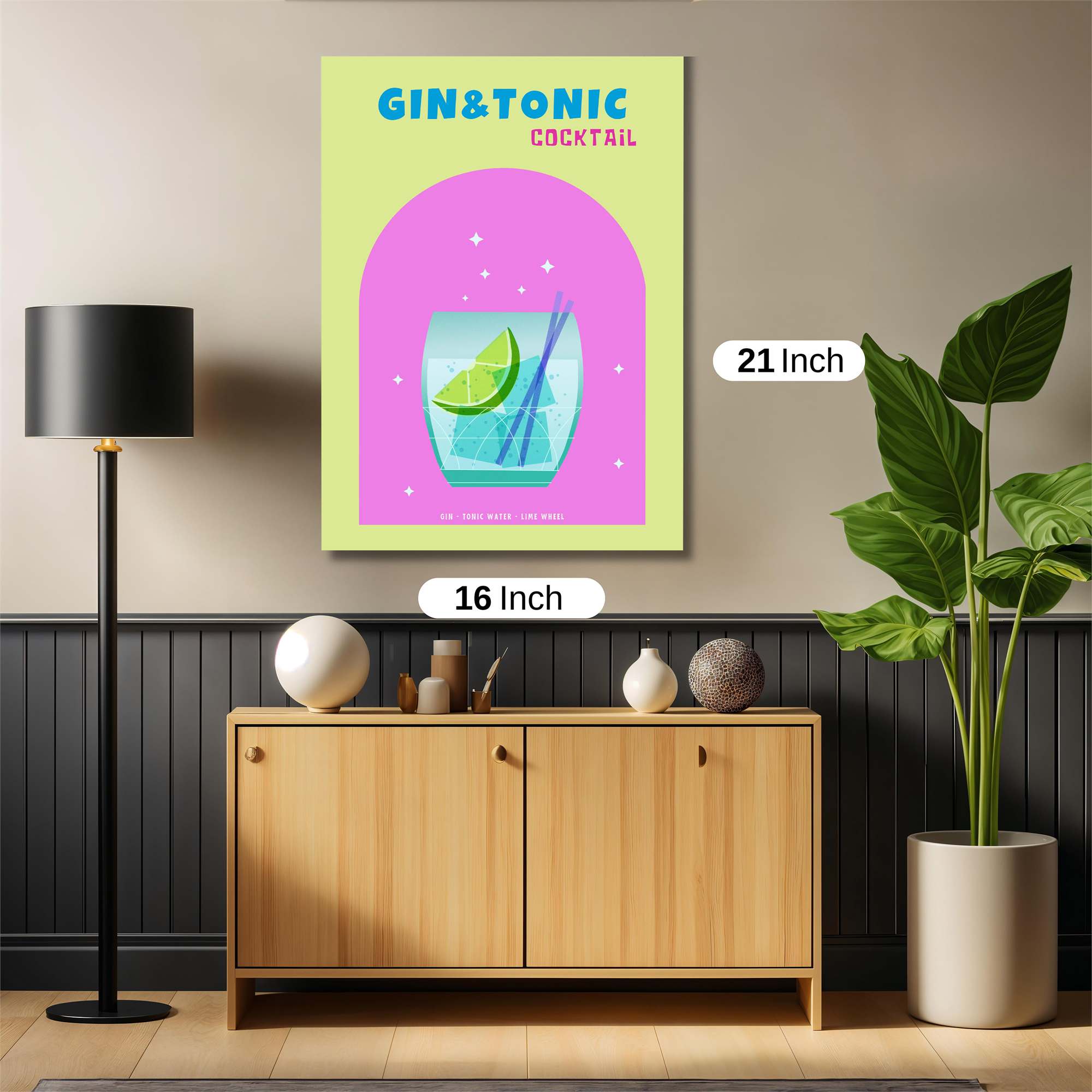 Gin Bliss Safe Wall Magnetic / M