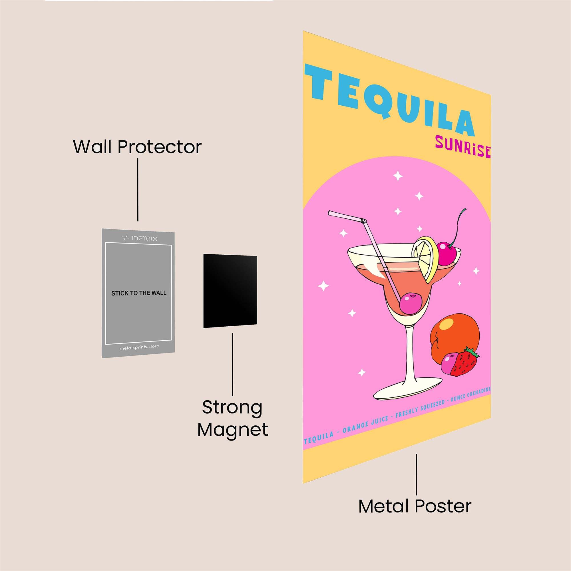Tequila Bliss Safe Wall Magnetic / M