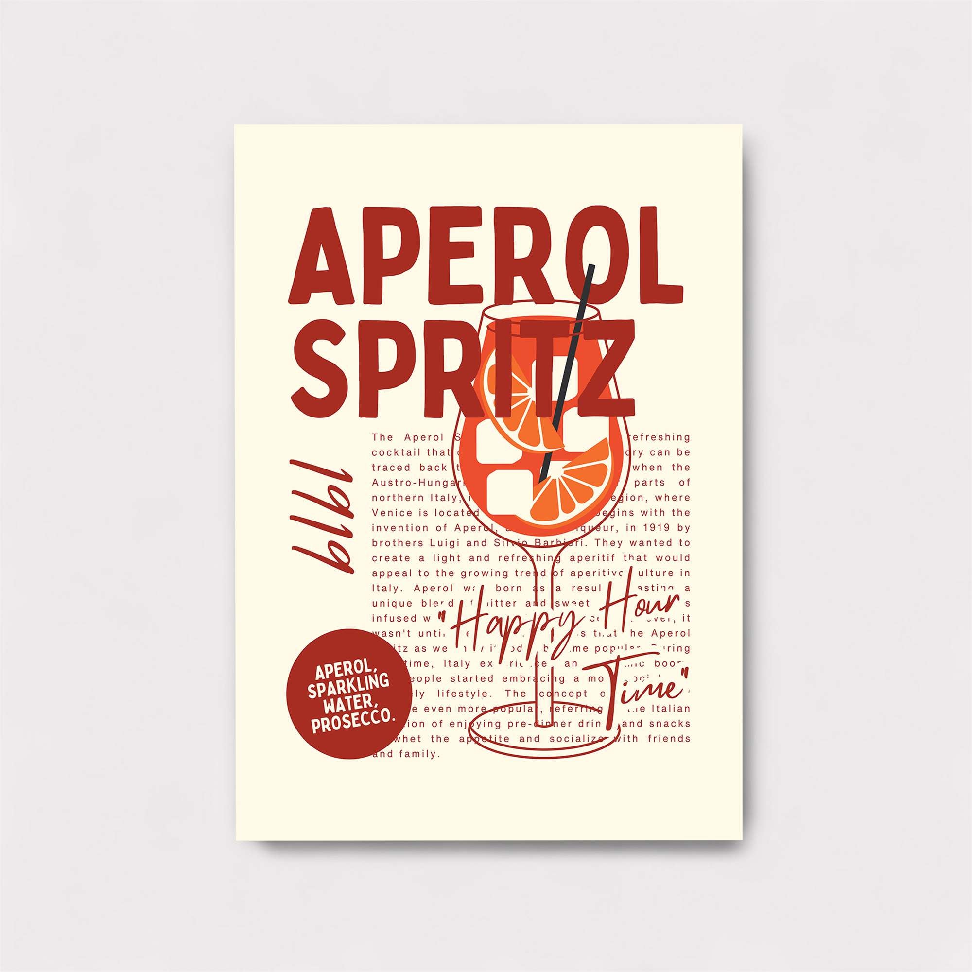 Aperol Bliss Safe Wall Magnetic / M