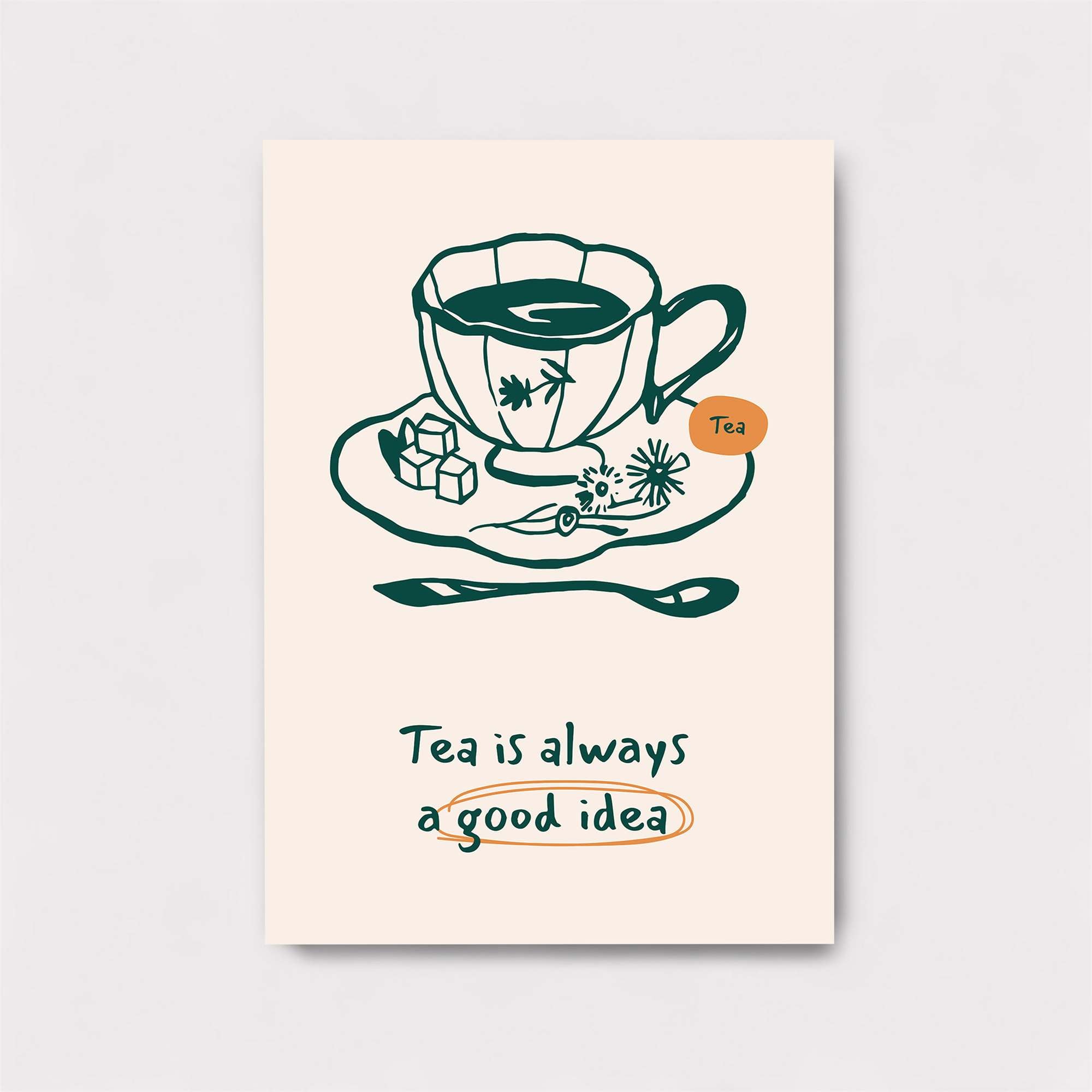Tea Tranquility Safe Wall Magnetic / M