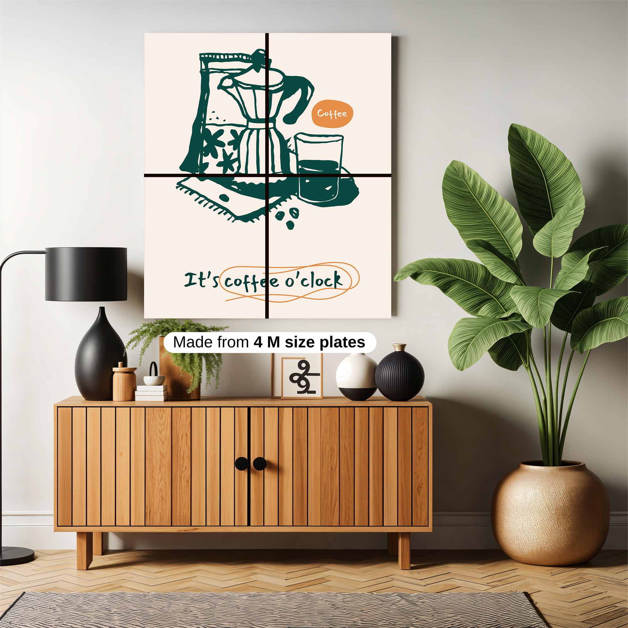 Coffee Bliss Safe Wall Magnetic / M