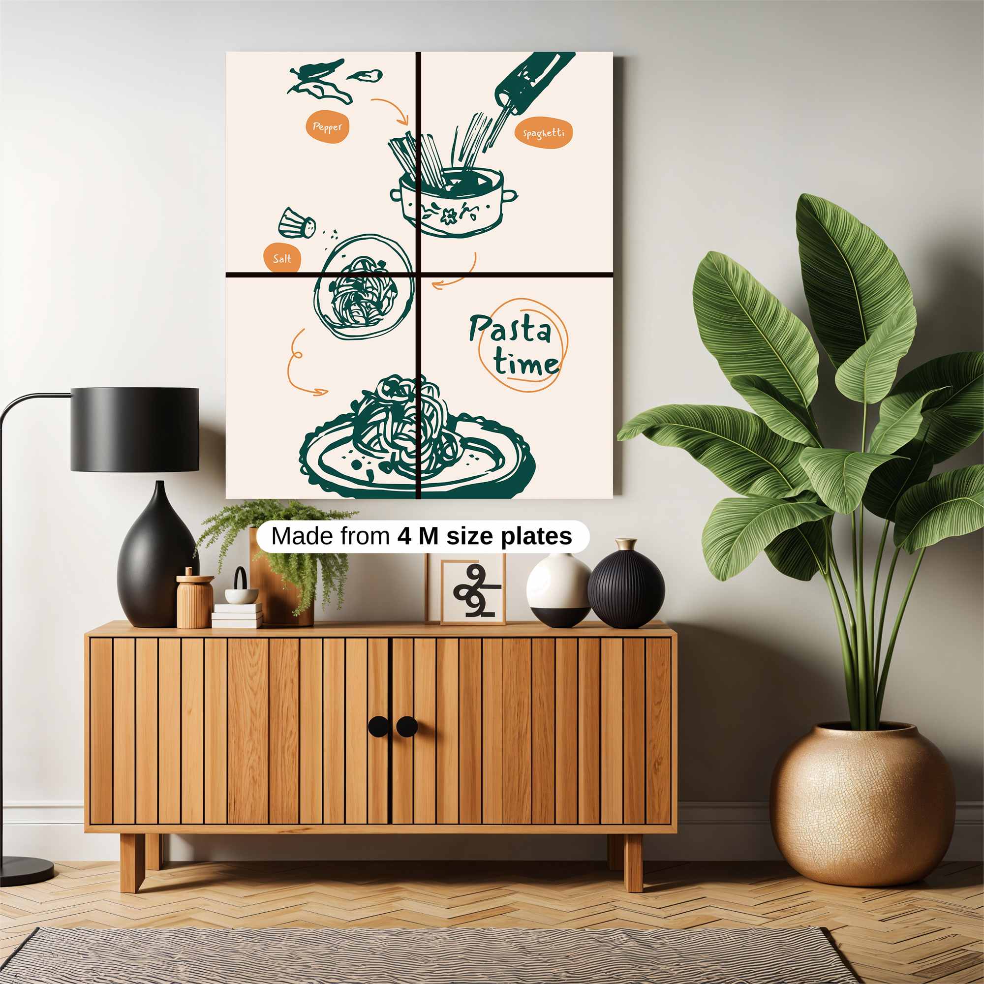Pasta Bliss Safe Wall Magnetic / M