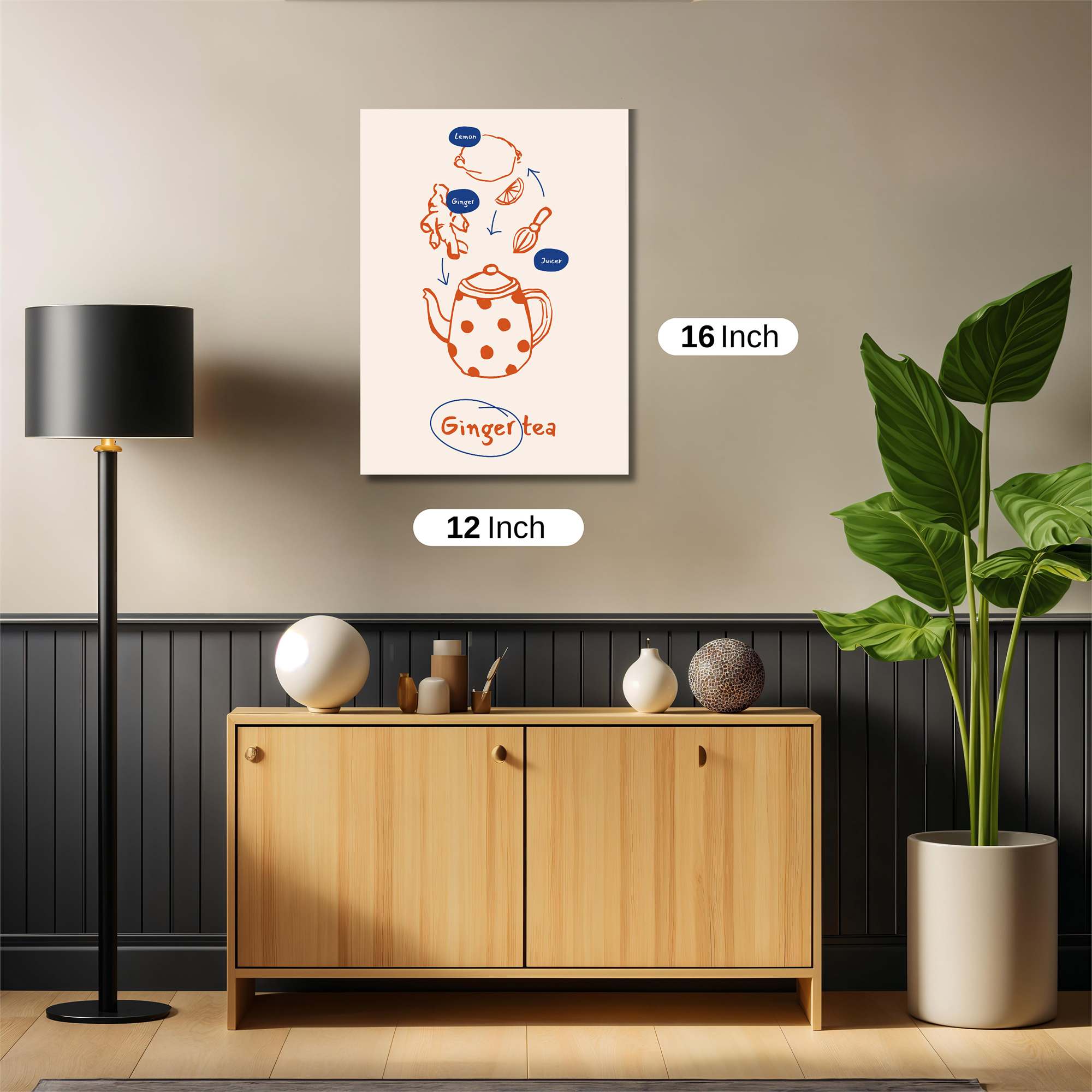 Ginger Zest Safe Wall Magnetic / M