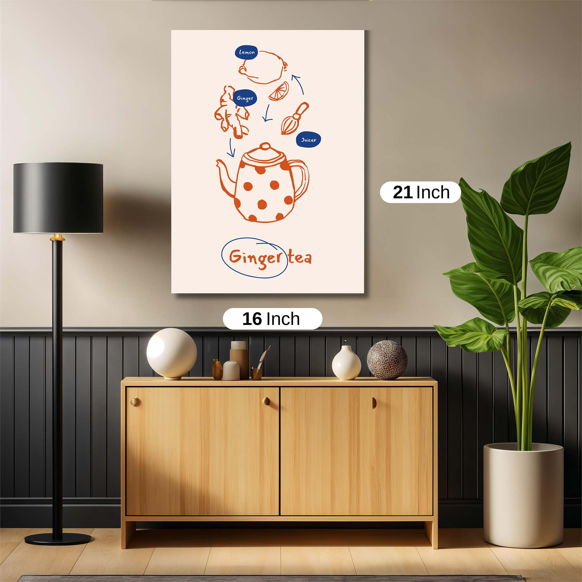 Ginger Zest Safe Wall Magnetic / M