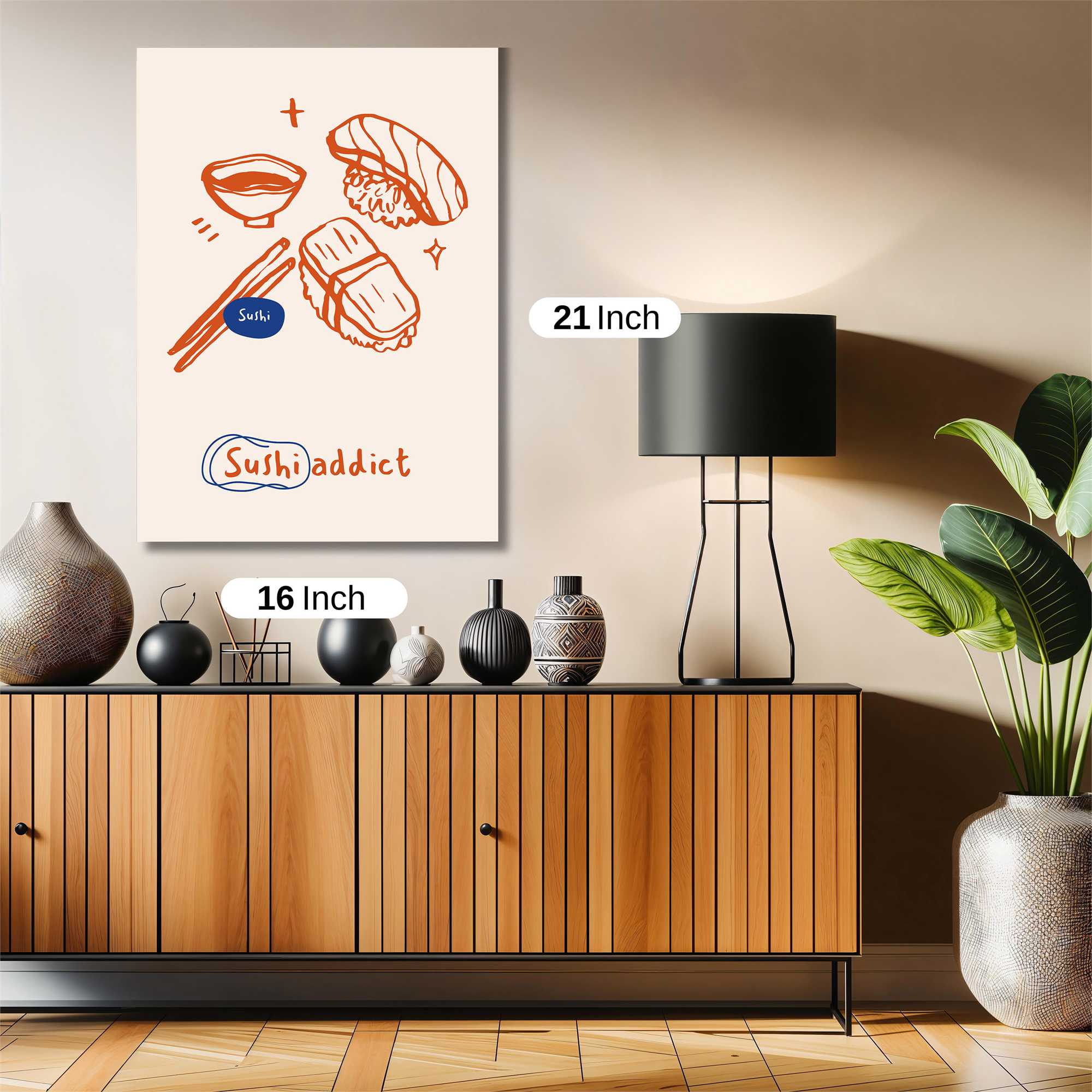 Sushi Serenity Safe Wall Magnetic / M