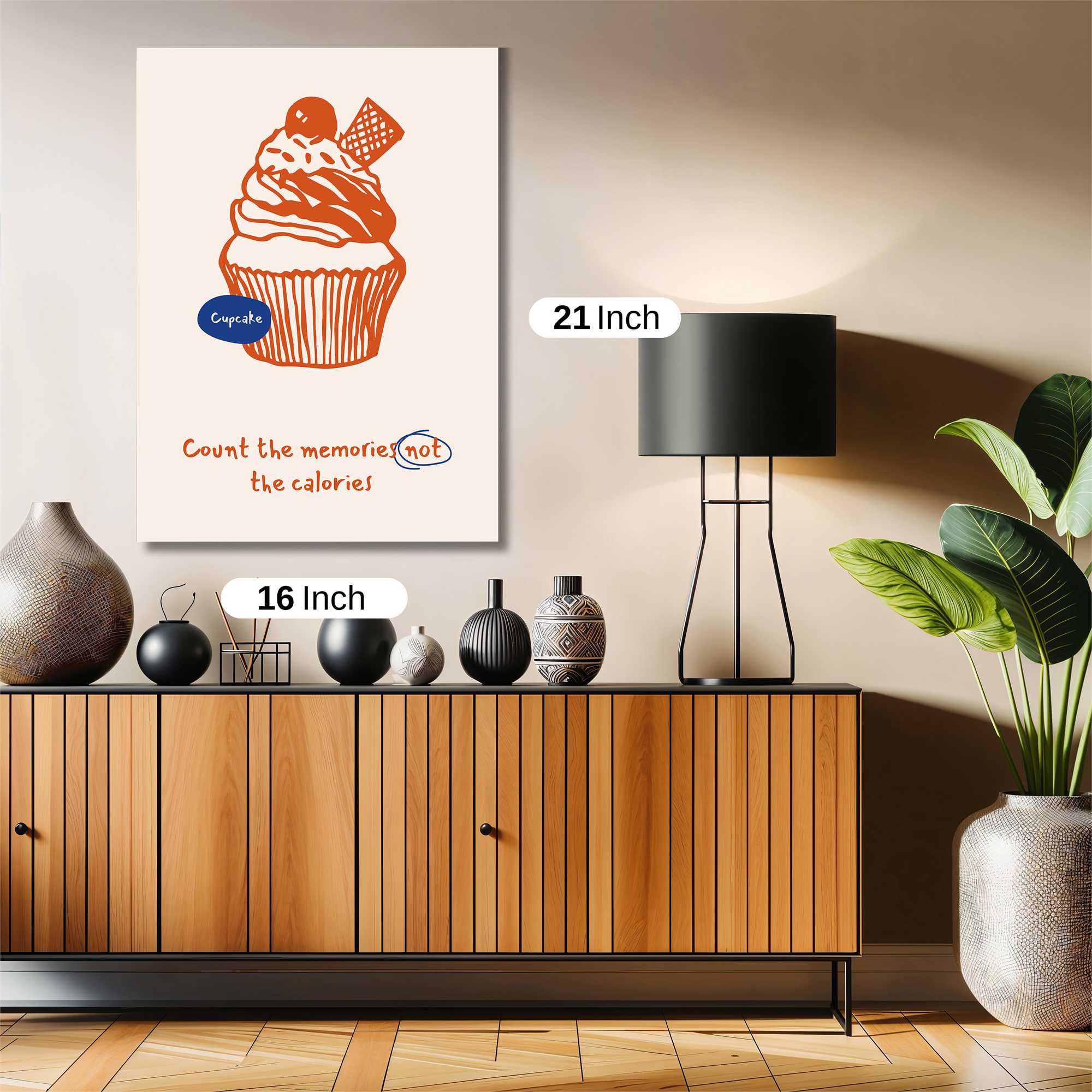 Cupcake Cheer Safe Wall Magnetic / M