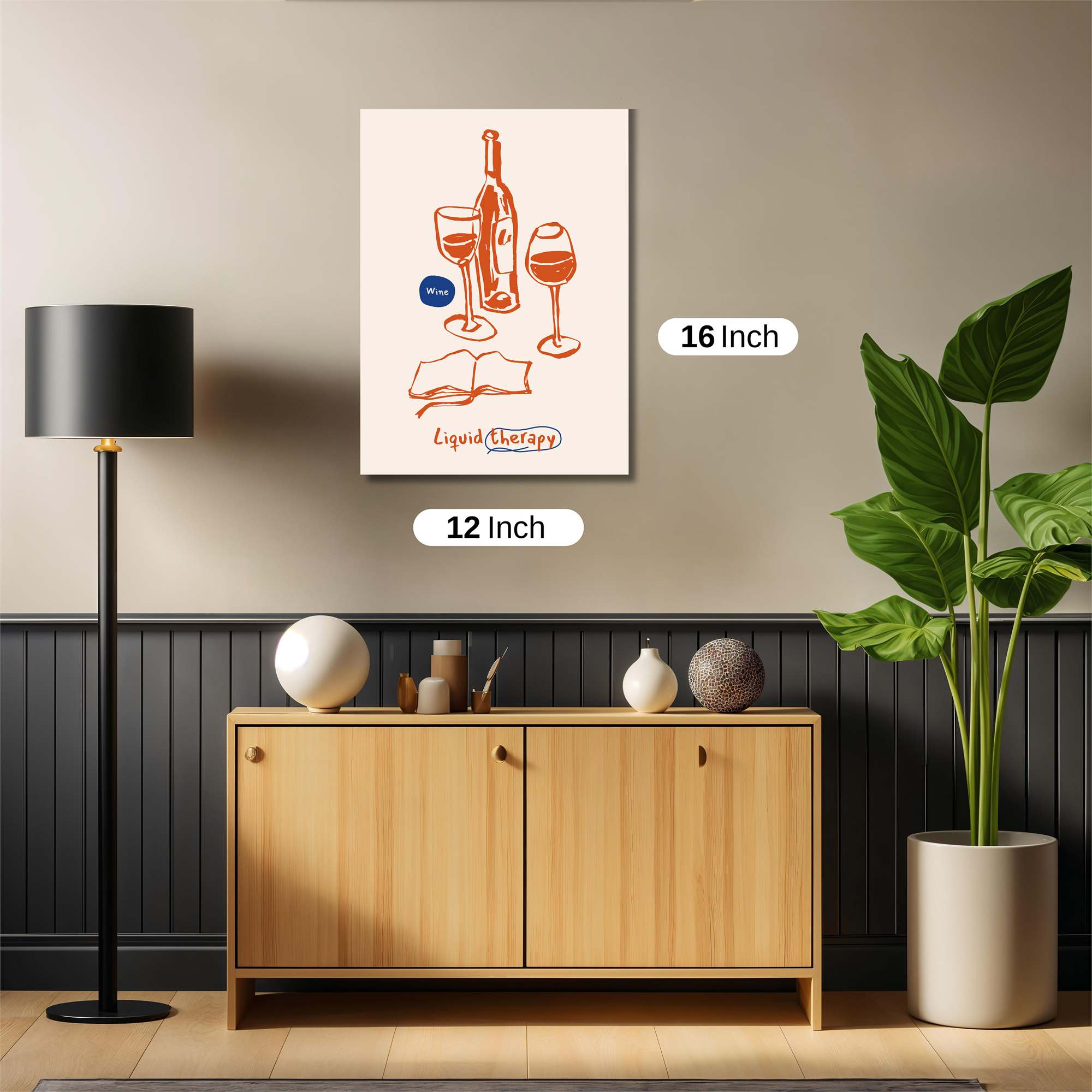 Wine Whimsy Safe Wall Magnetic / M