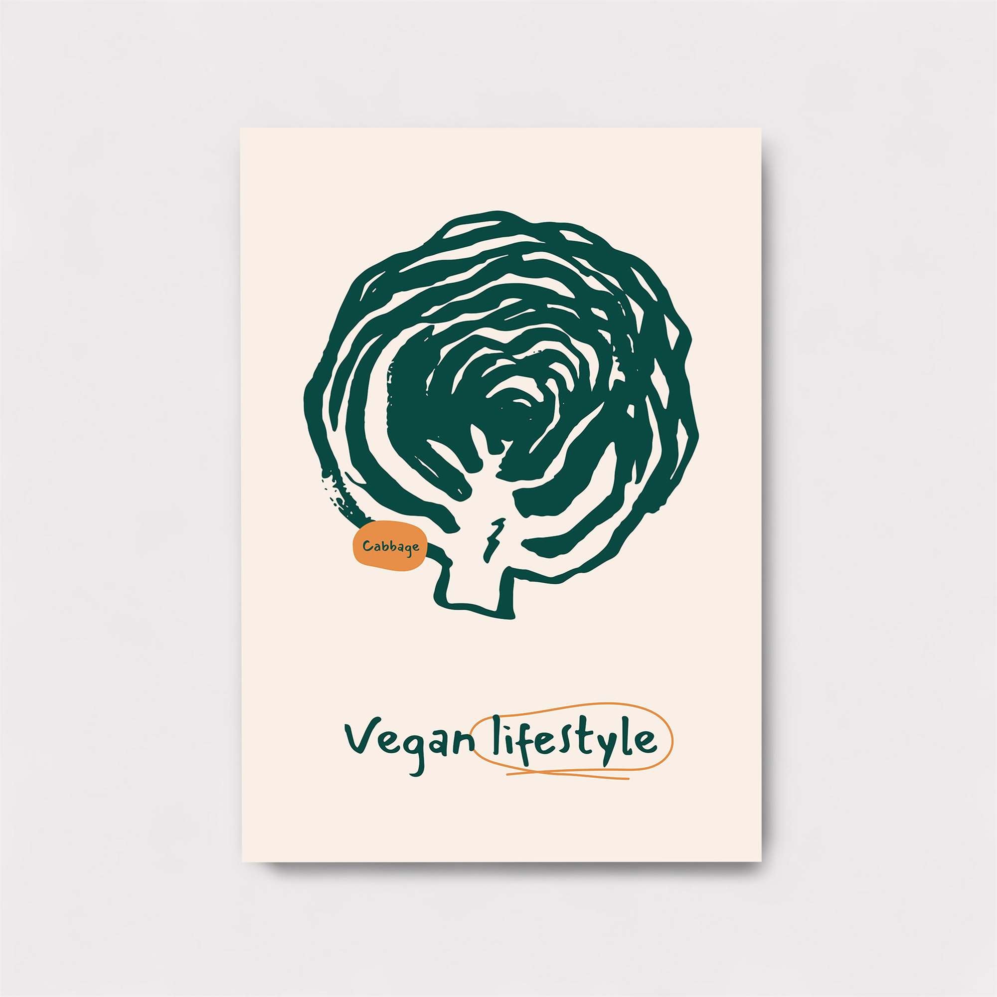 Cabbage Calm Safe Wall Magnetic / M