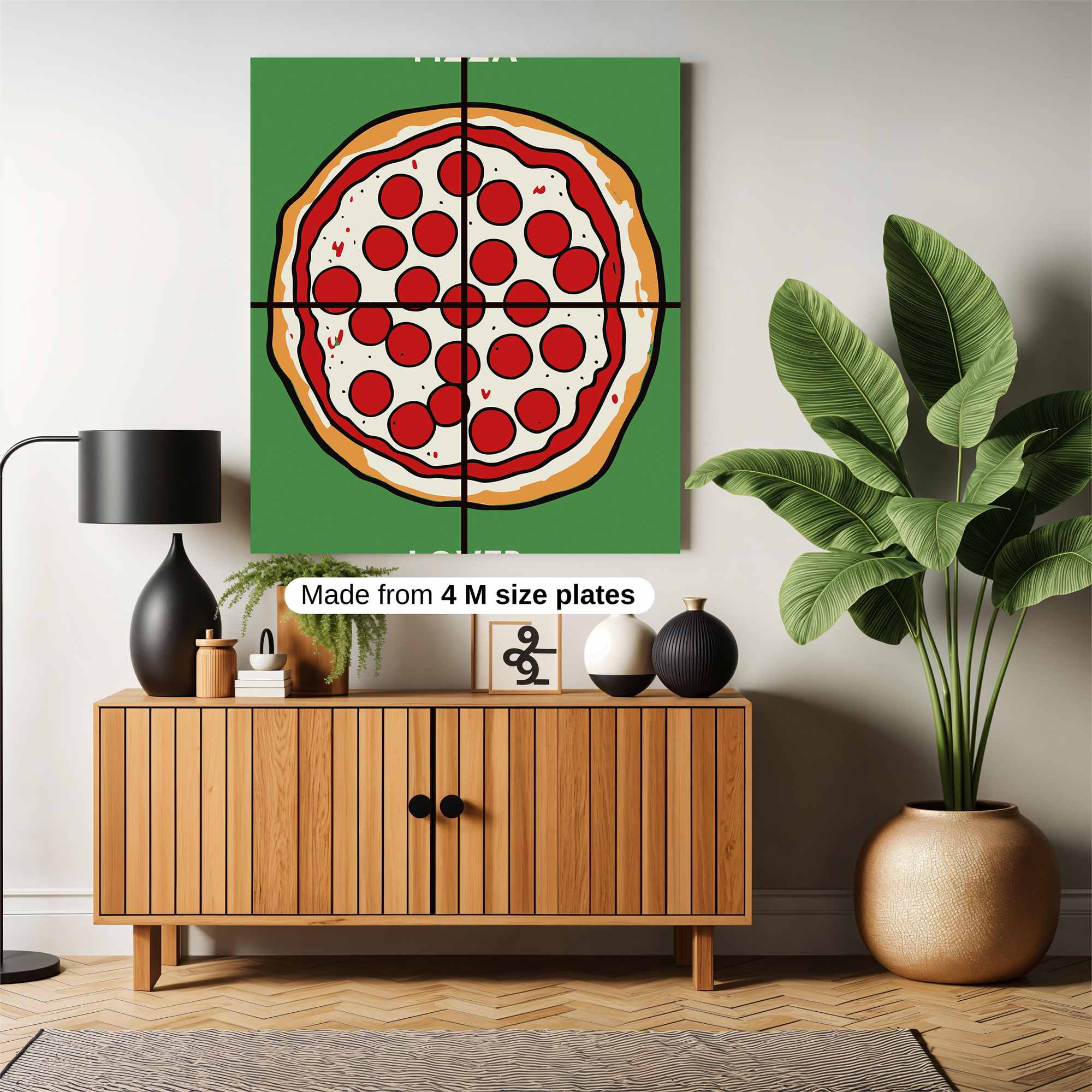 Pizza Passion Safe Wall Magnetic / M