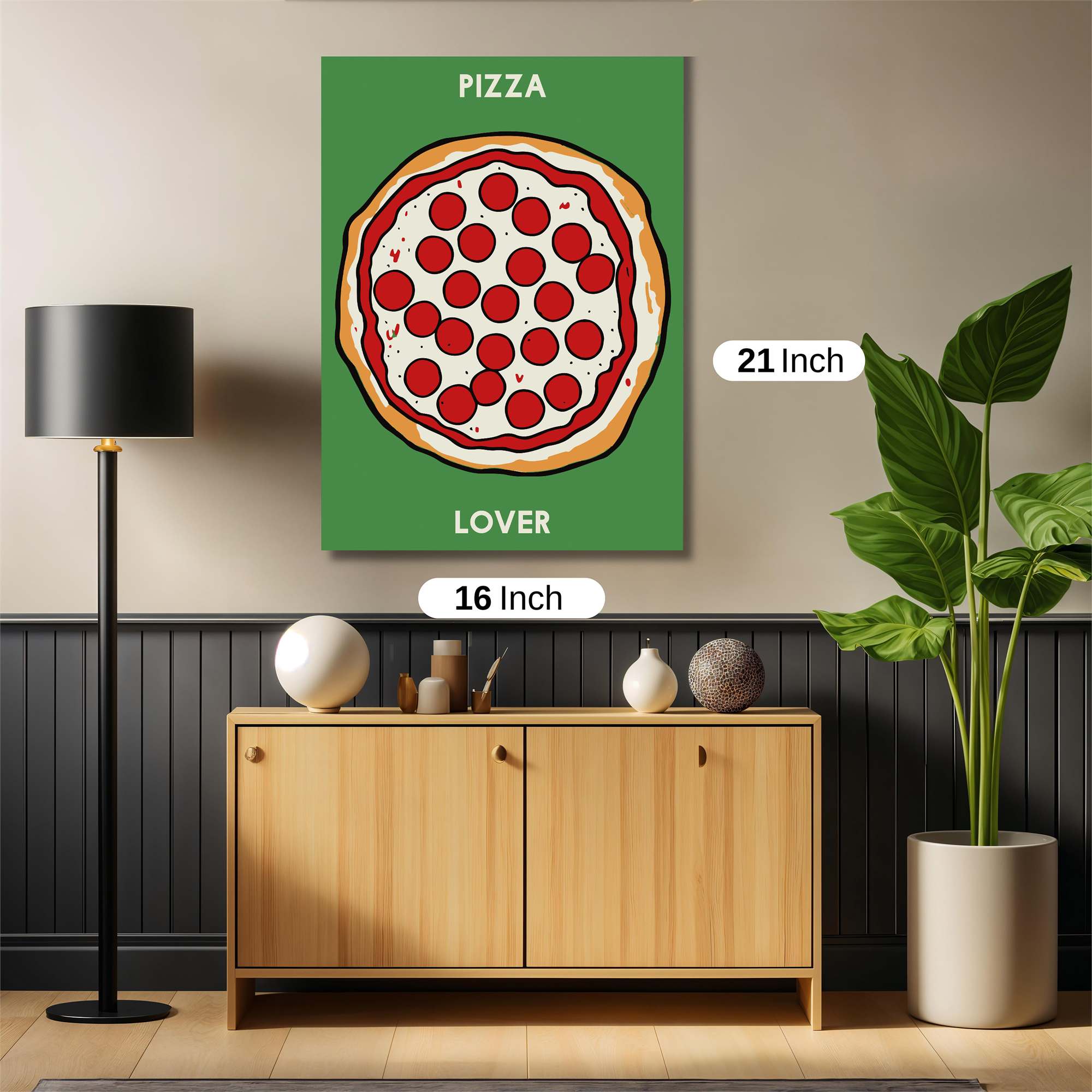 Pizza Passion Safe Wall Magnetic / M