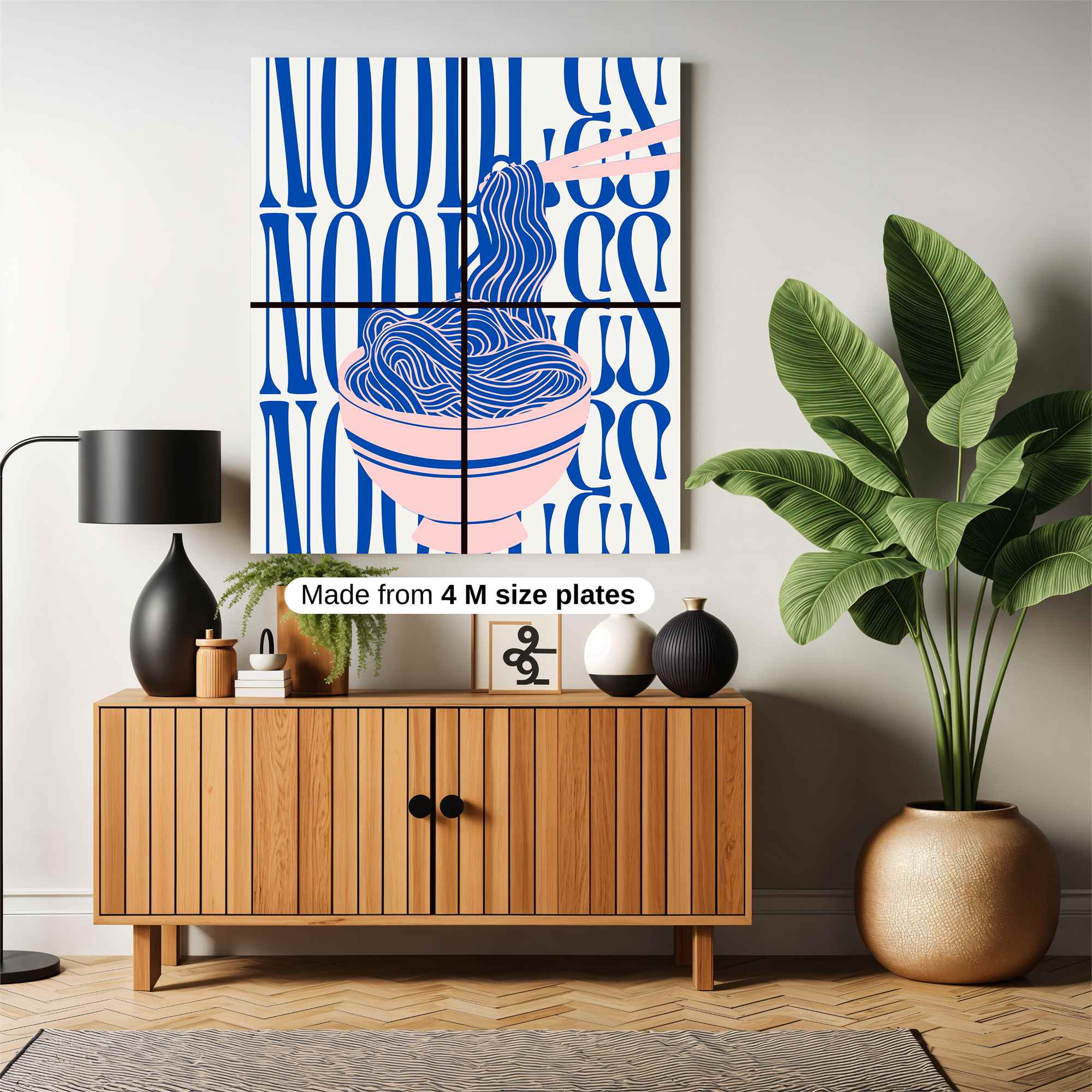 Noodles Whimsy Safe Wall Magnetic / M