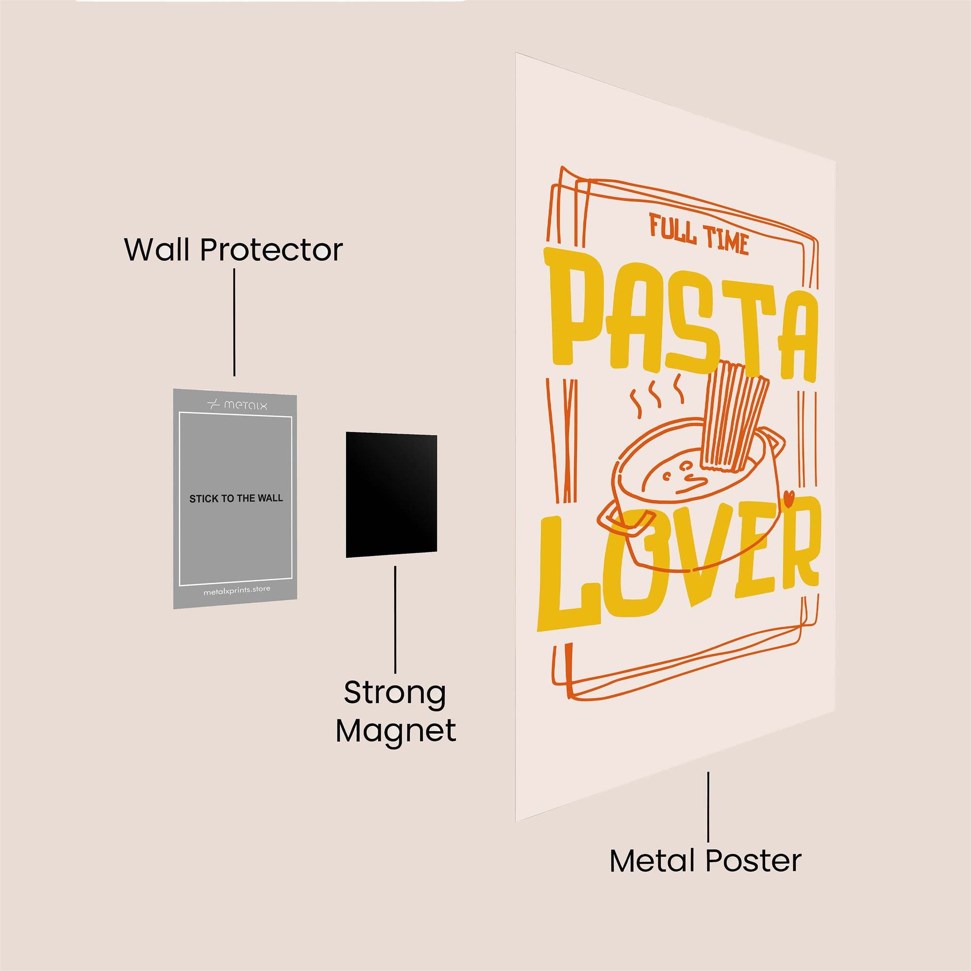 Pasta Bliss Safe Wall Magnetic / M
