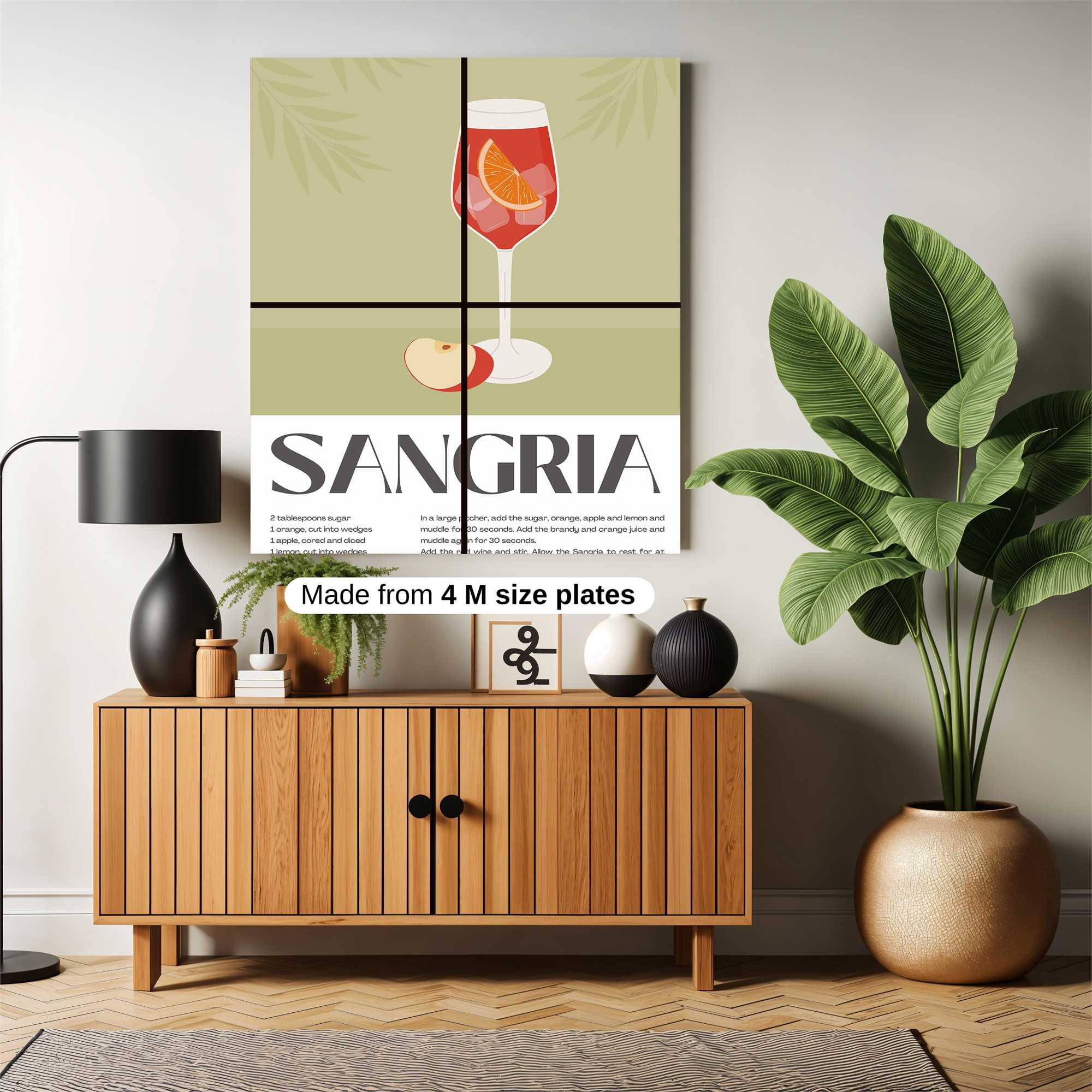 Sangria Serenity Safe Wall Magnetic / M