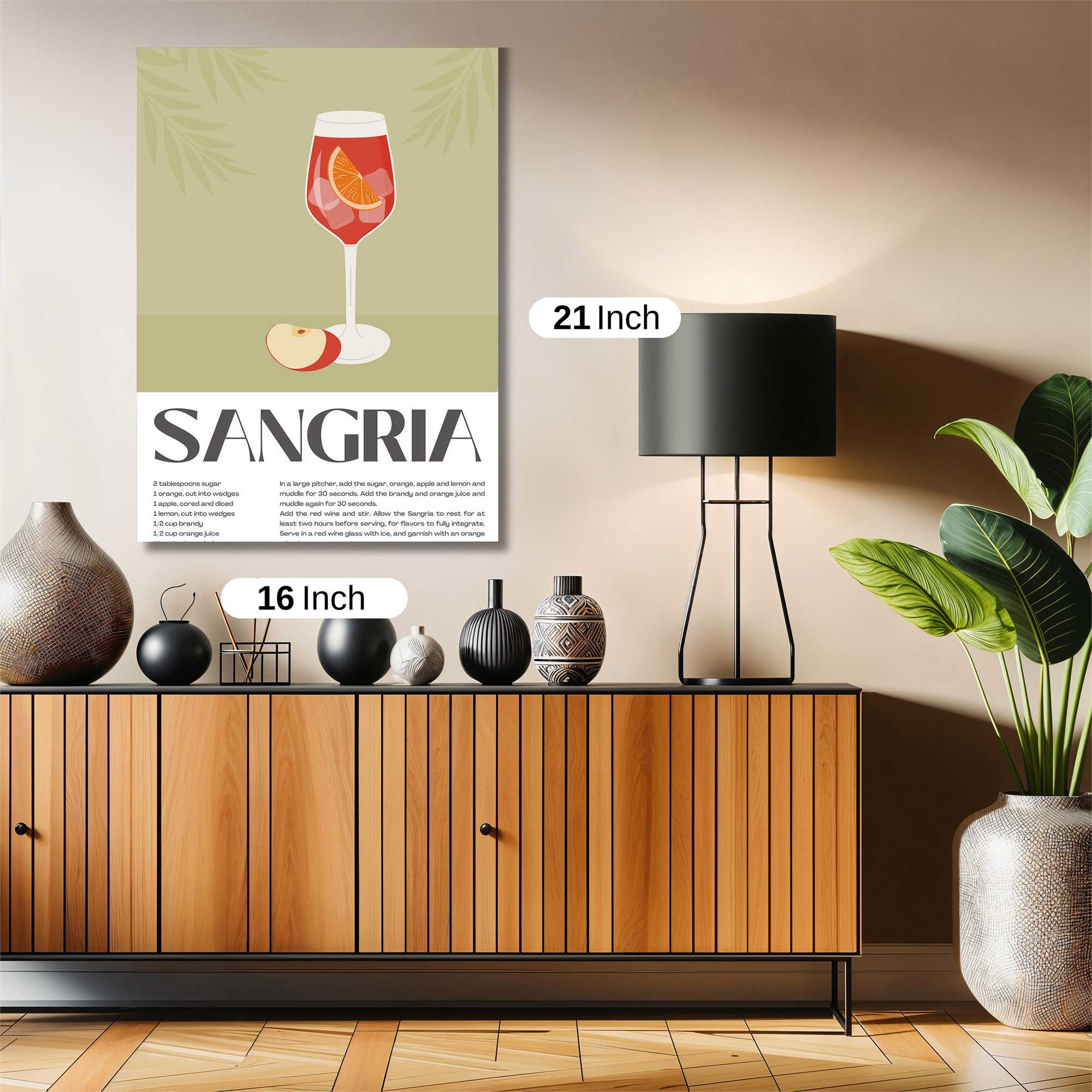 Sangria Serenity Safe Wall Magnetic / M