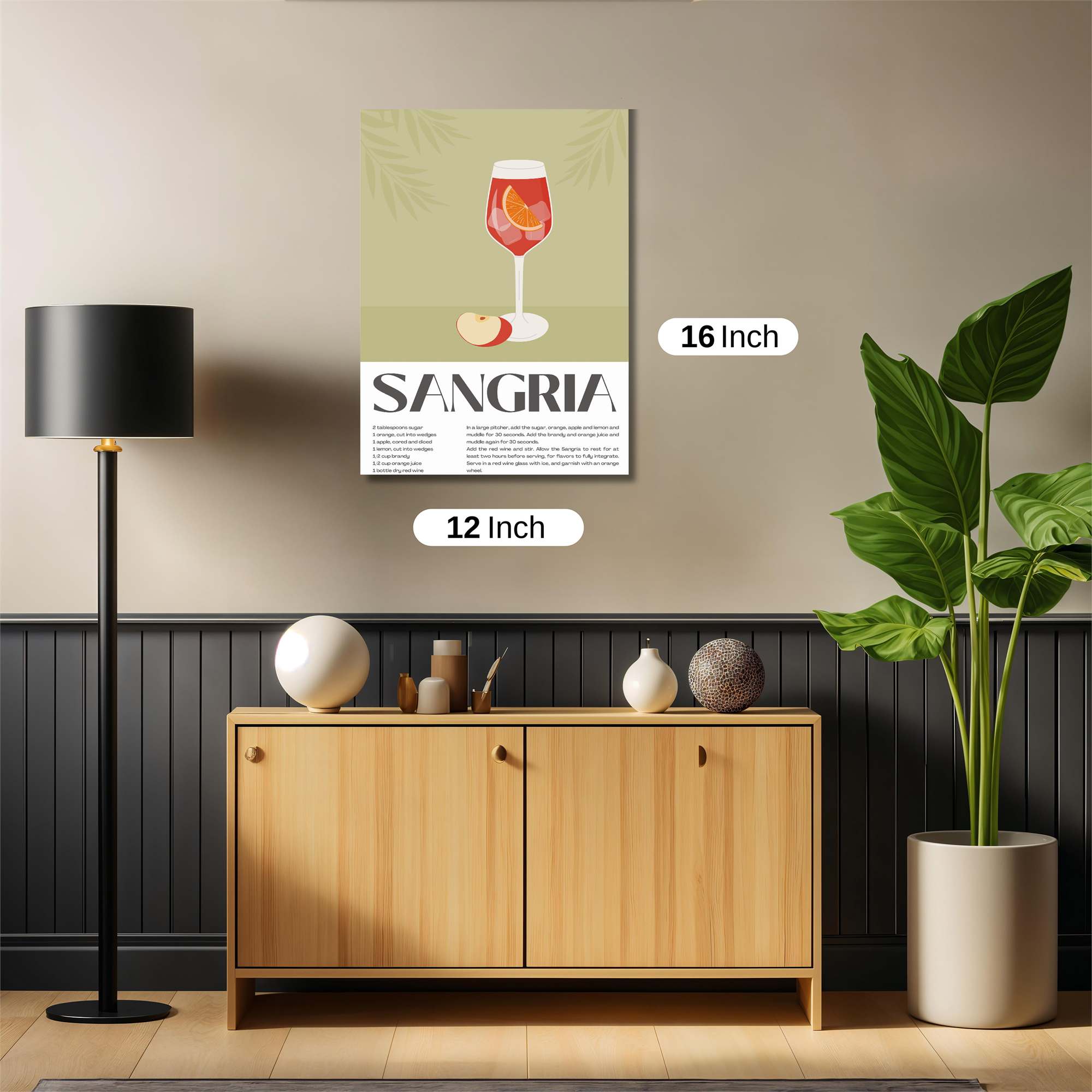 Sangria Serenity Safe Wall Magnetic / M