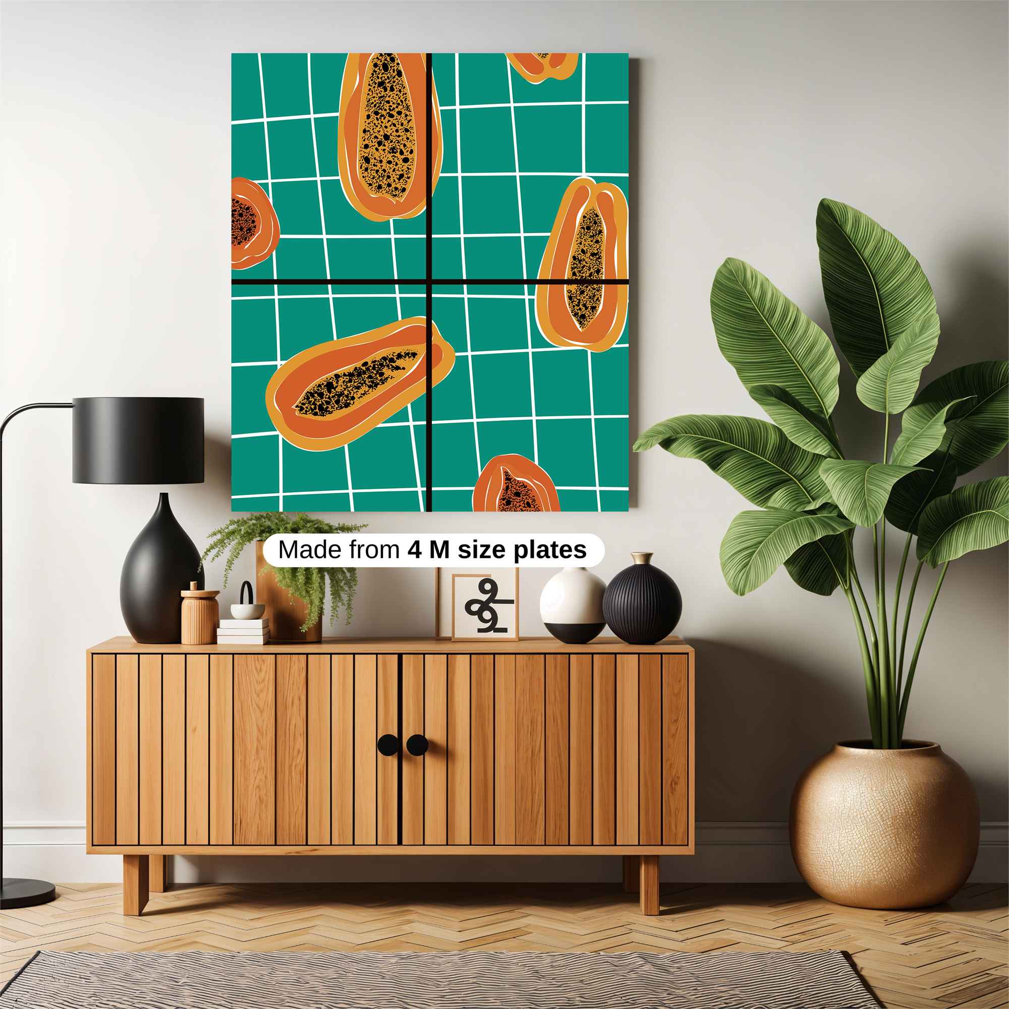 Papaya Playful Safe Wall Magnetic / M