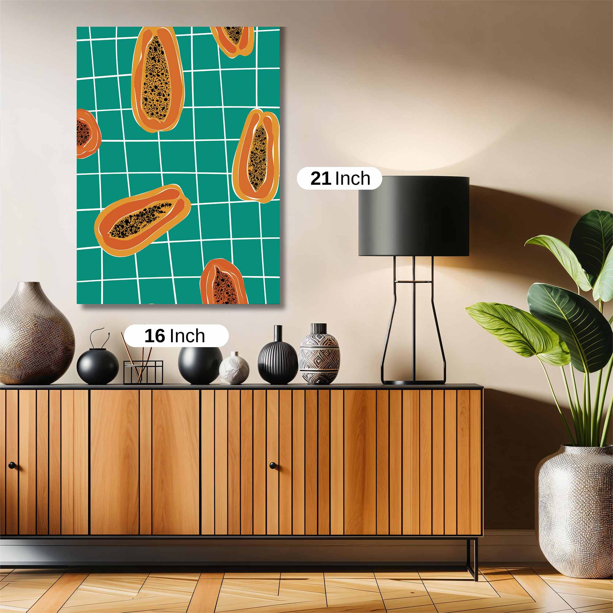 Papaya Playful Safe Wall Magnetic / M