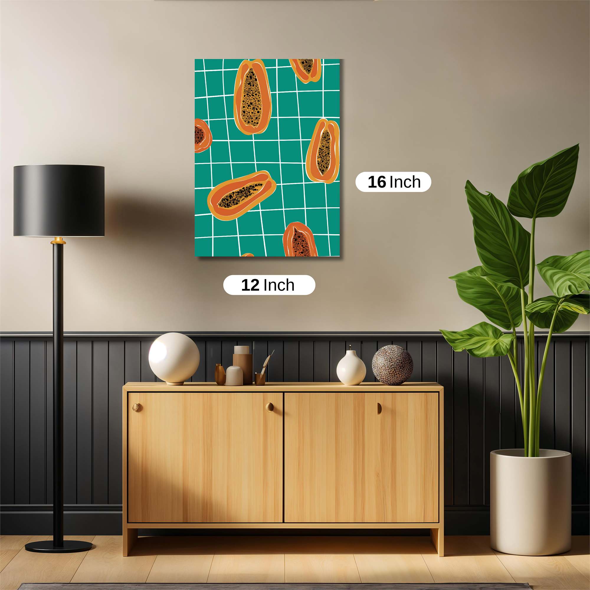 Papaya Playful Safe Wall Magnetic / M