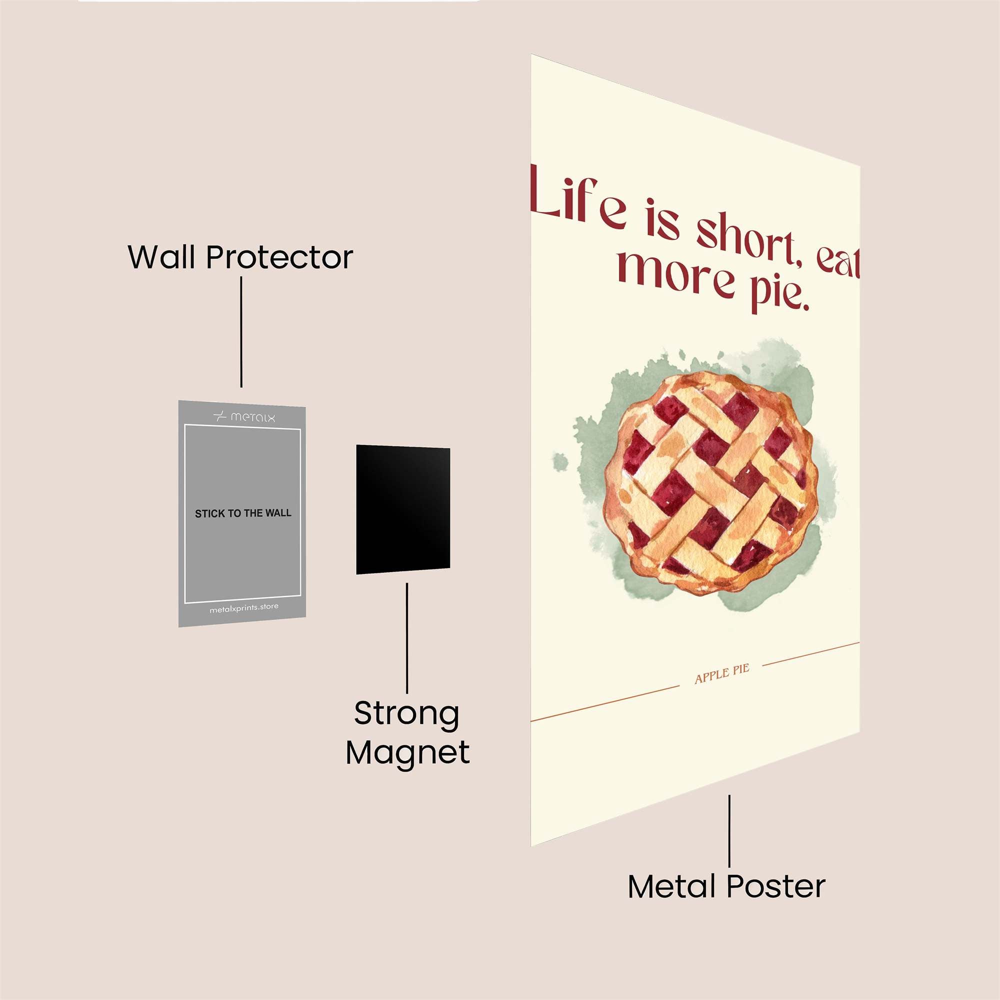 Pie Bliss Safe Wall Magnetic / M