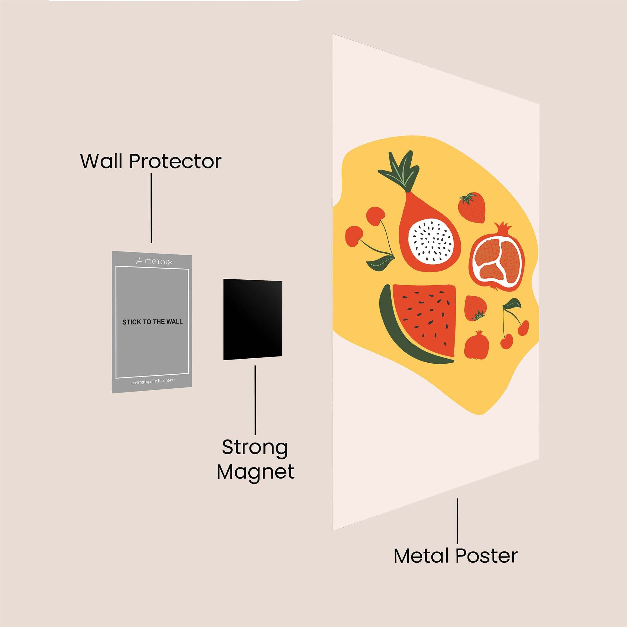 Fruit Fiesta Safe Wall Magnetic / M