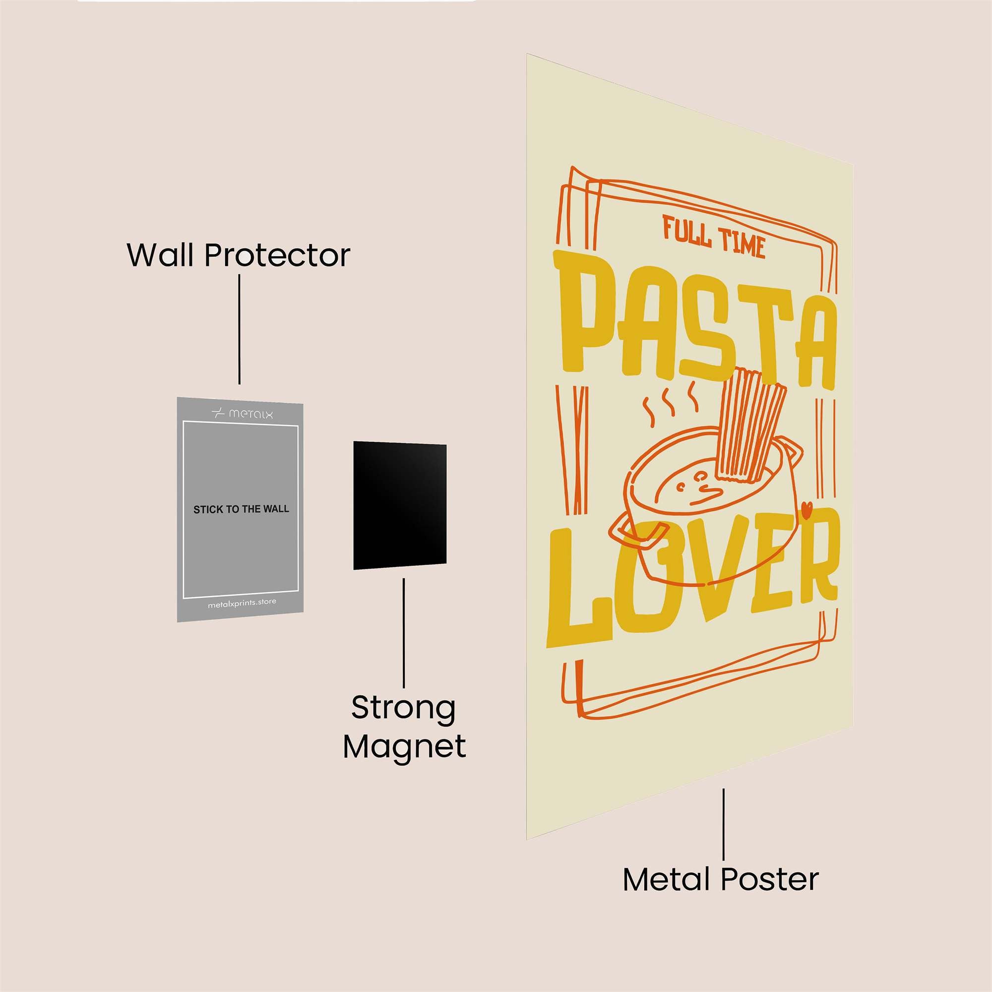 Pasta Bliss Safe Wall Magnetic / M