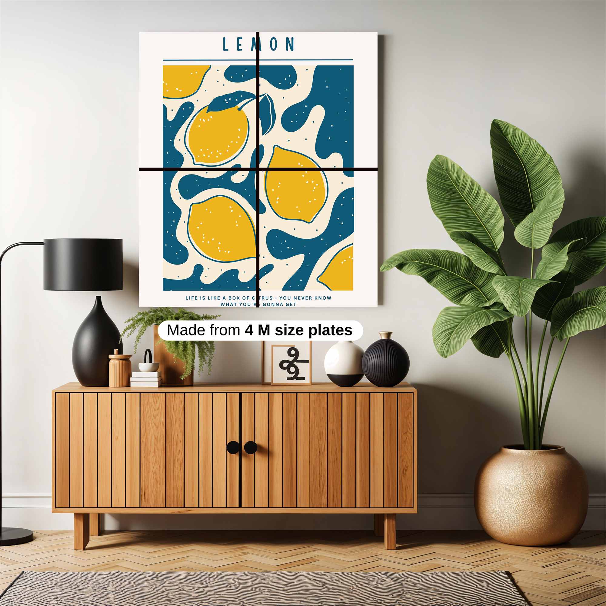 Lemon Zest Safe Wall Magnetic / M