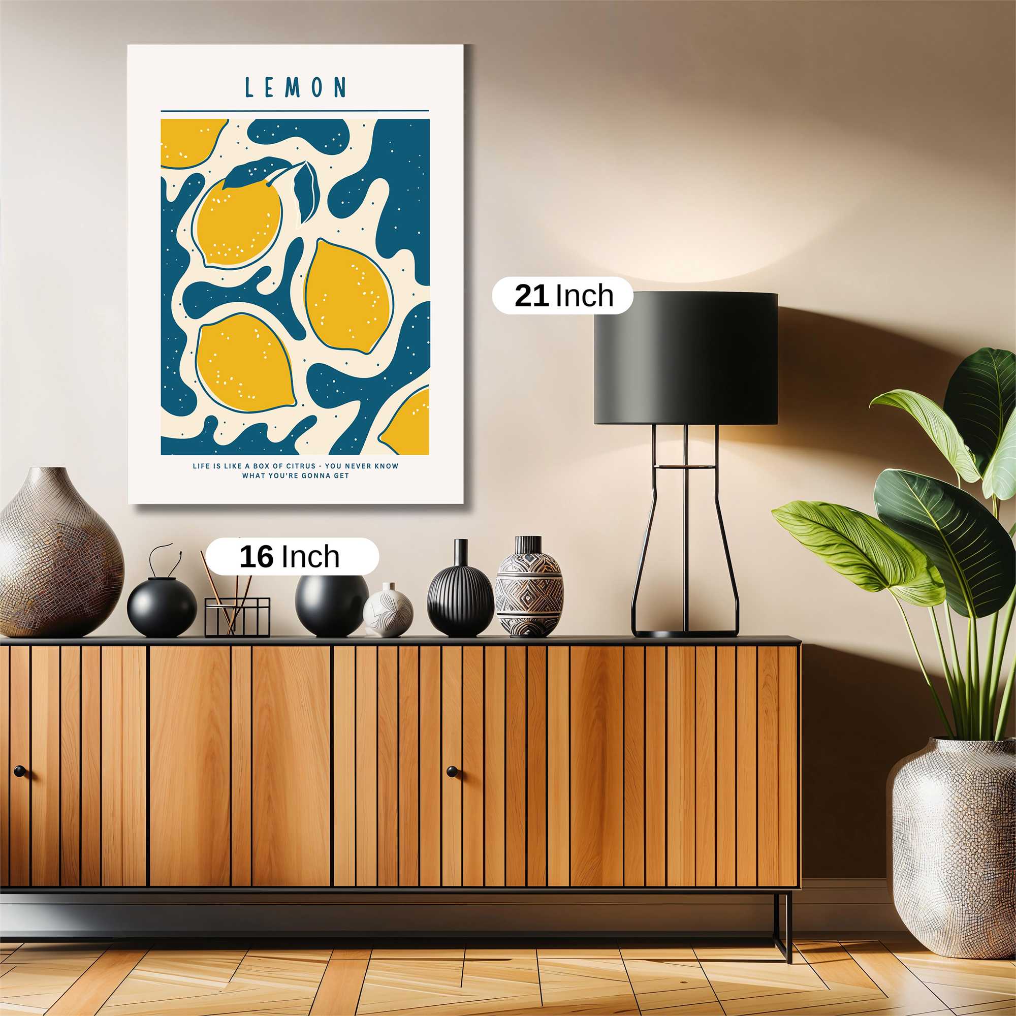 Lemon Zest Safe Wall Magnetic / M