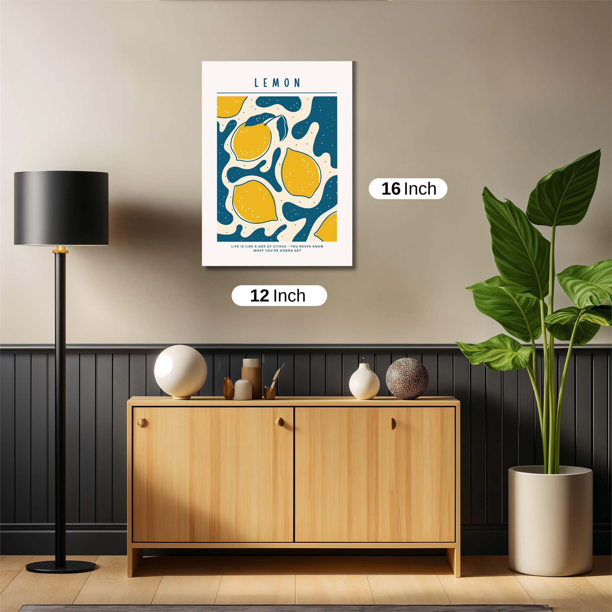 Lemon Zest Safe Wall Magnetic / M