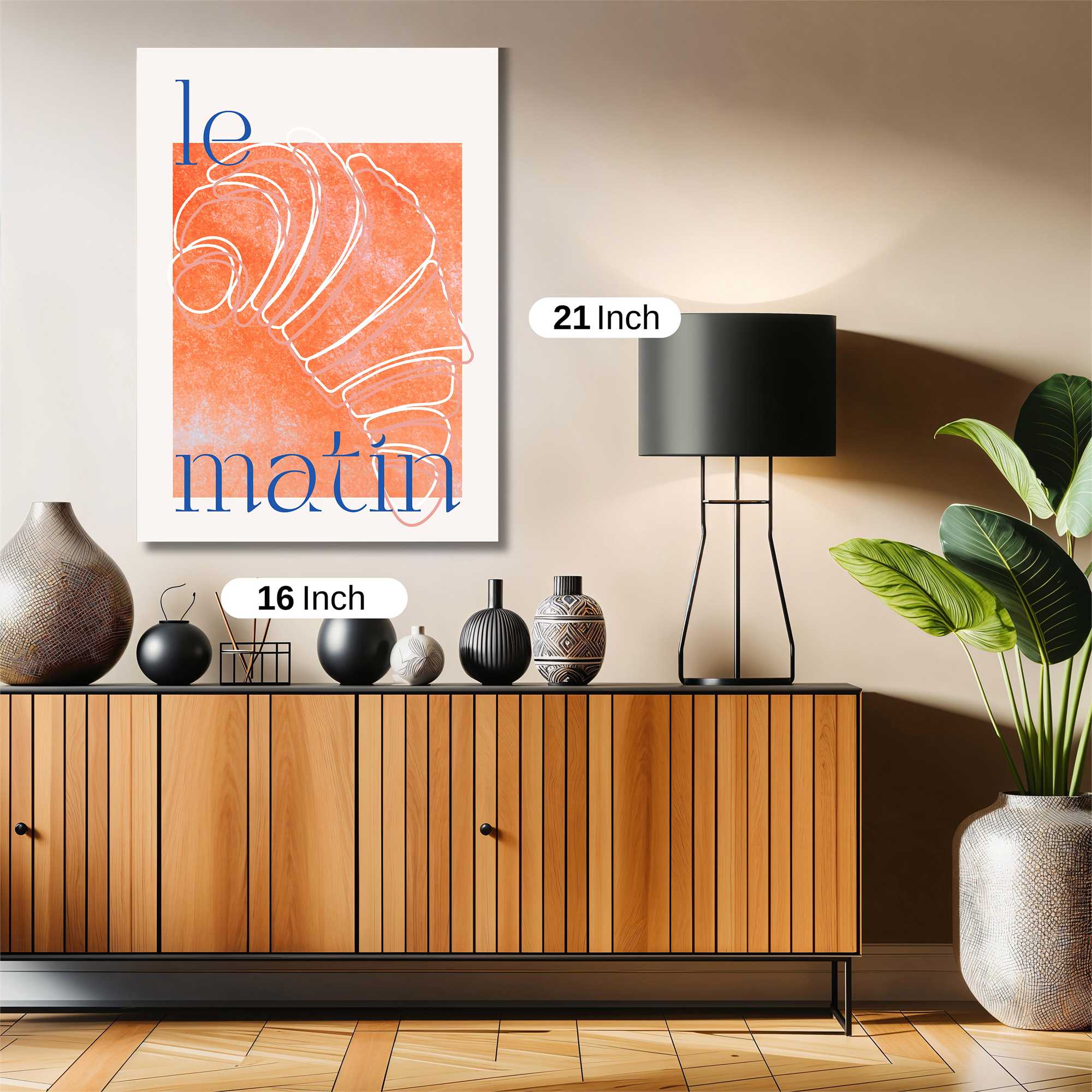 Croissant Delight Safe Wall Magnetic / M