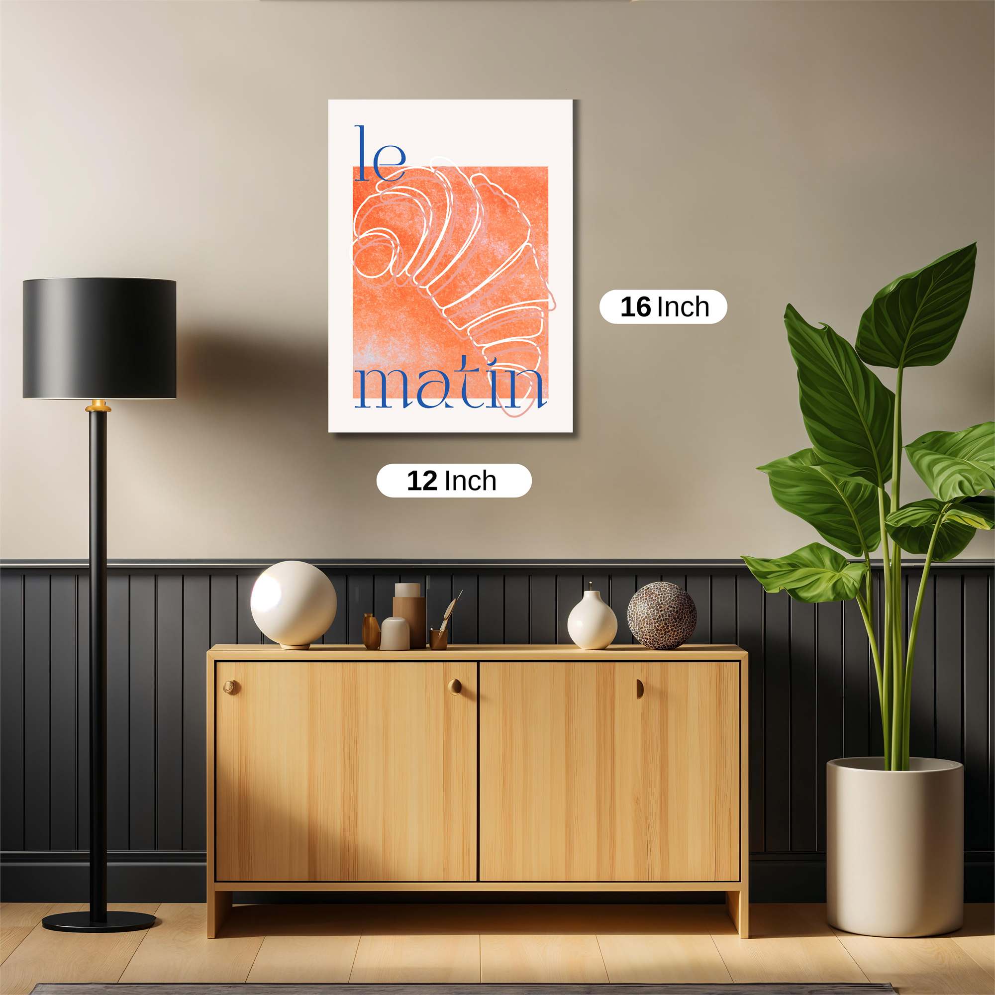Croissant Delight Safe Wall Magnetic / M