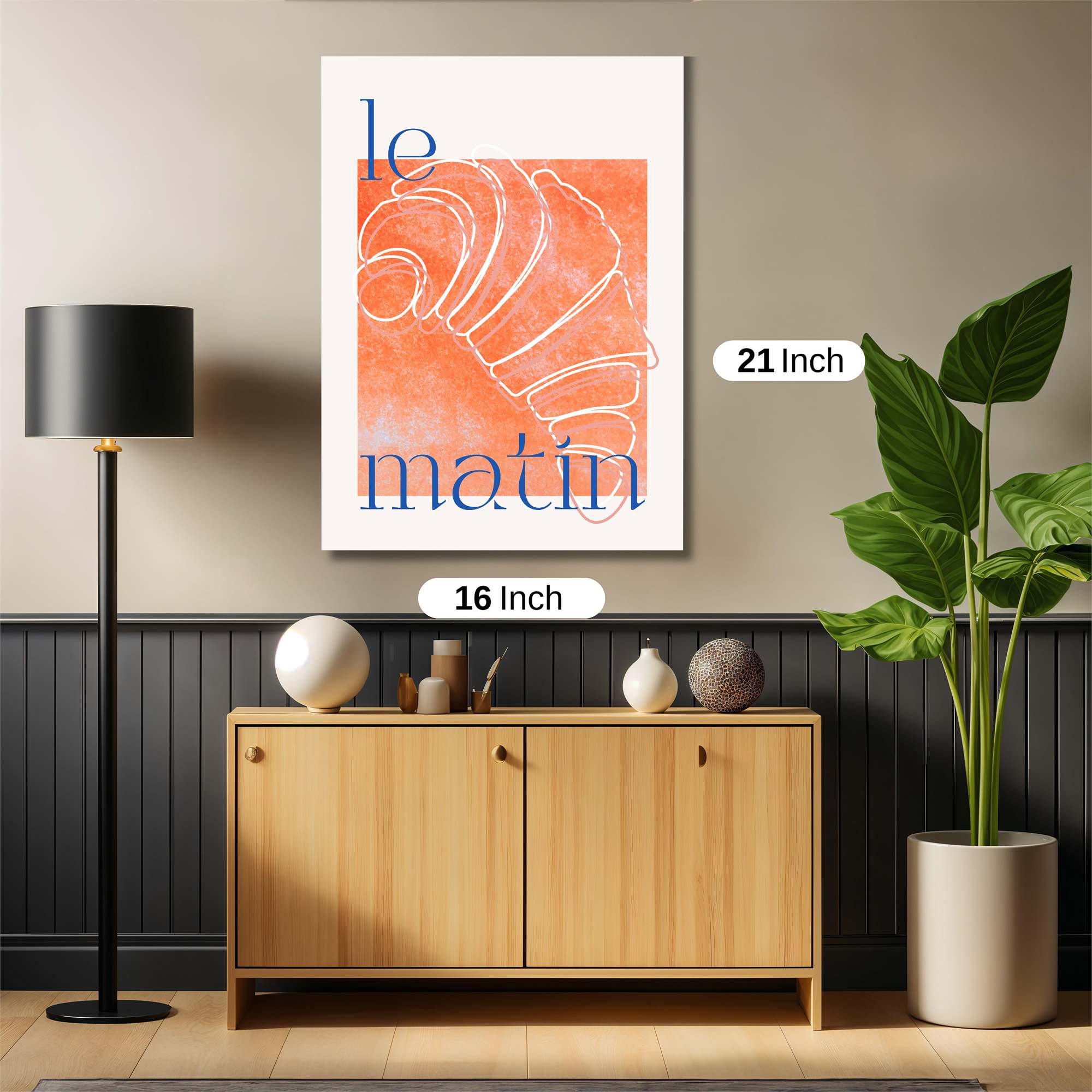 Croissant Delight Safe Wall Magnetic / M