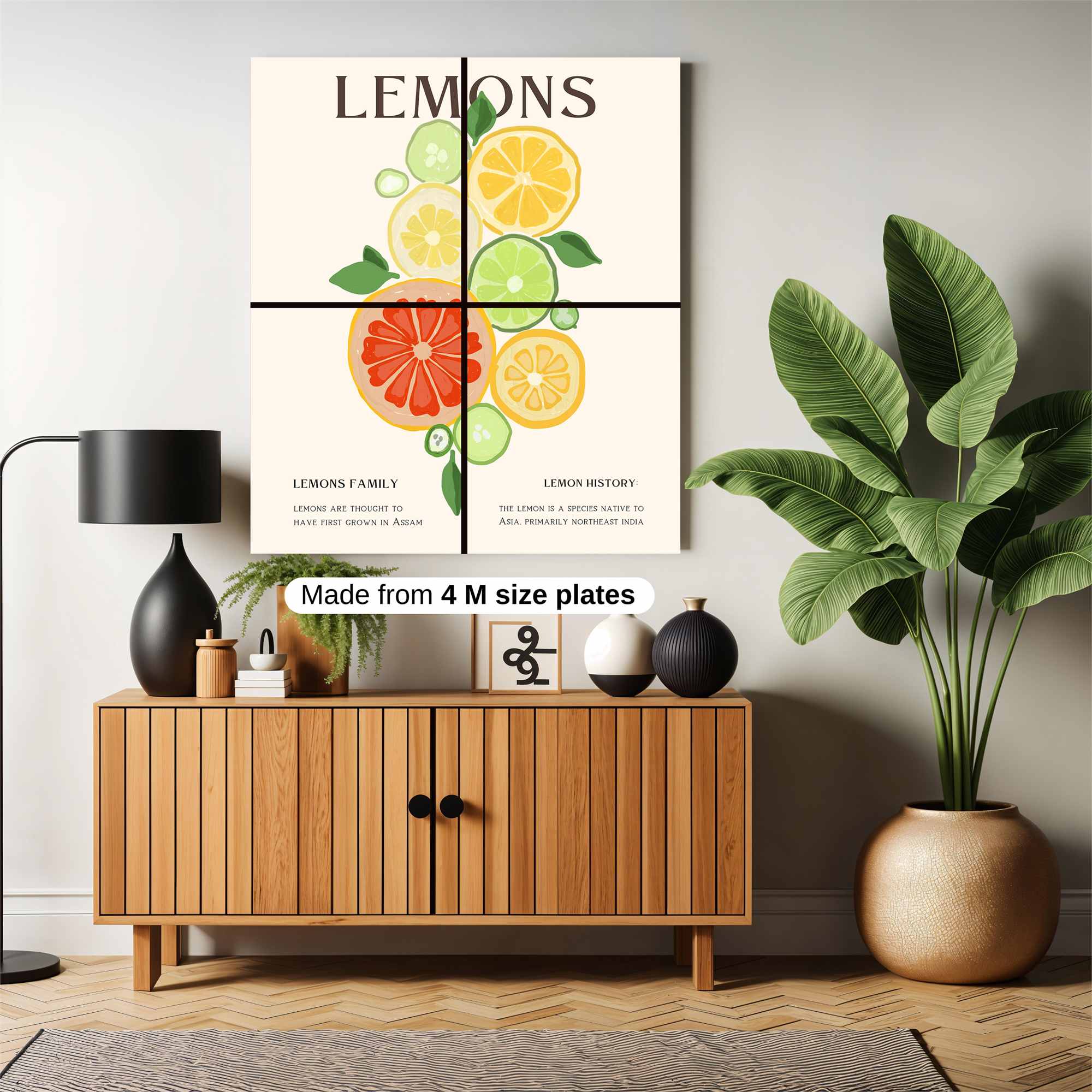 Citrus Symphony Safe Wall Magnetic / M